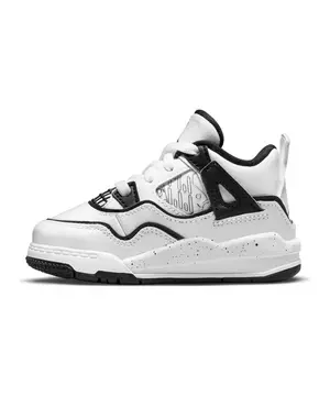 Jordan 4 Retro SE Cool Grey/Volt Grade School Kids' Shoe - Hibbett