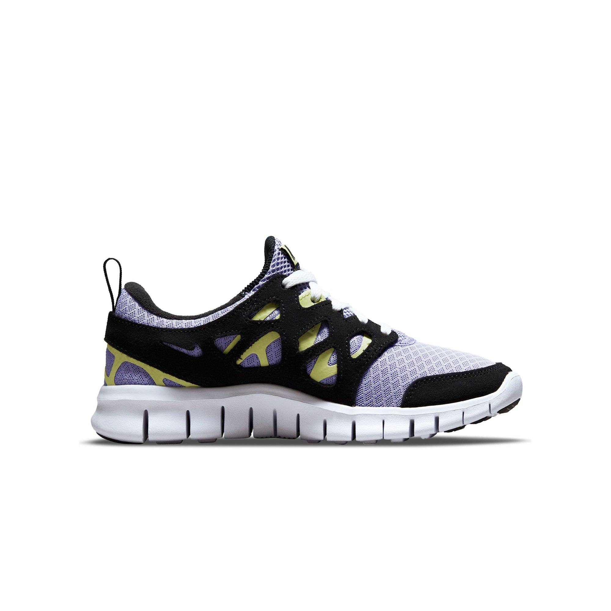 ayer Artefacto Solenoide Nike Free Run 2 "Purple Pulse/Silver/Off Noir" Grade School Girls' Shoe