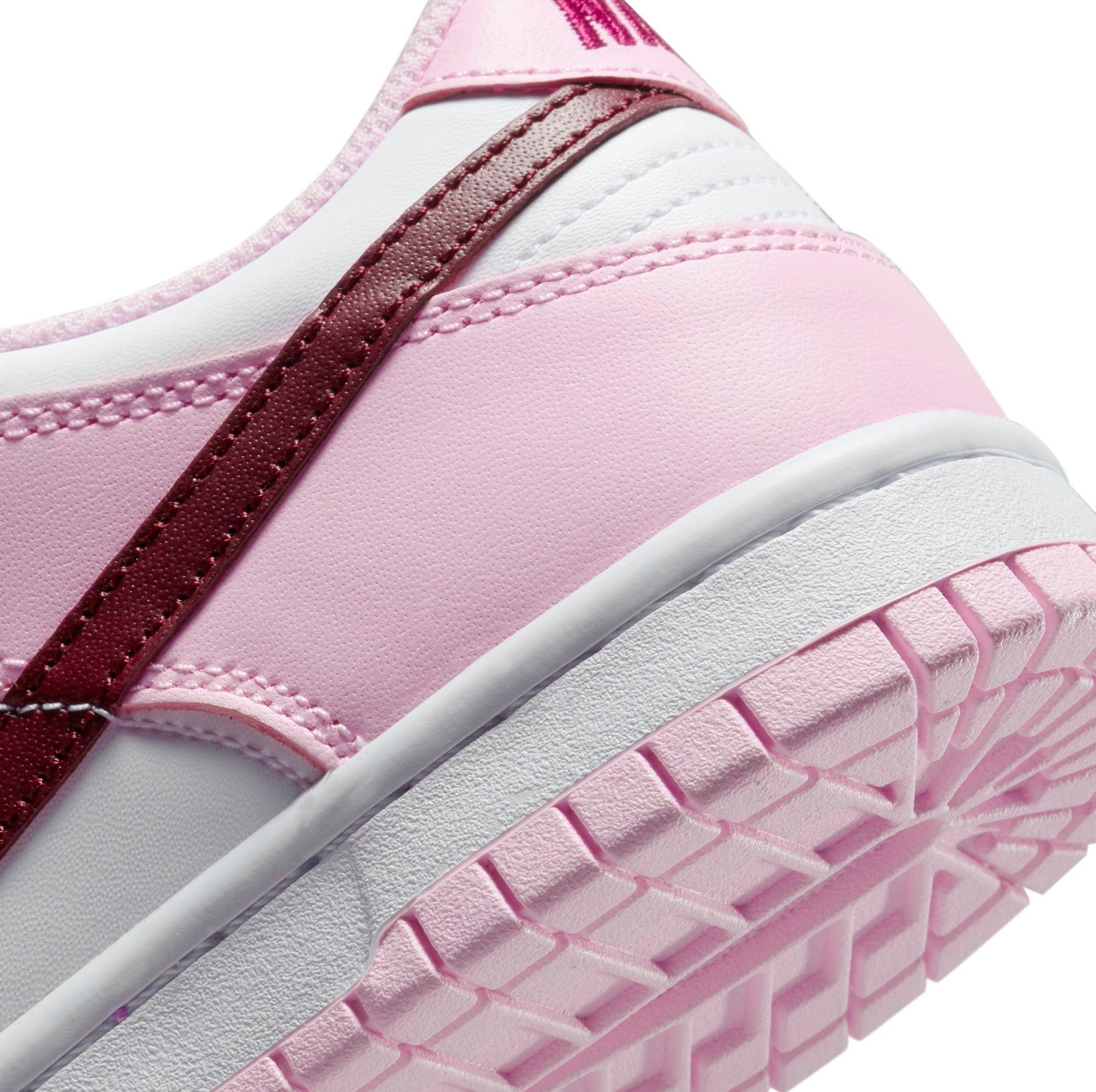 Sneakers Release â Nike Dunk Low âPink Foam/Dark Beetrootâ Grade School Girlsâ Shoe Launching 8/31