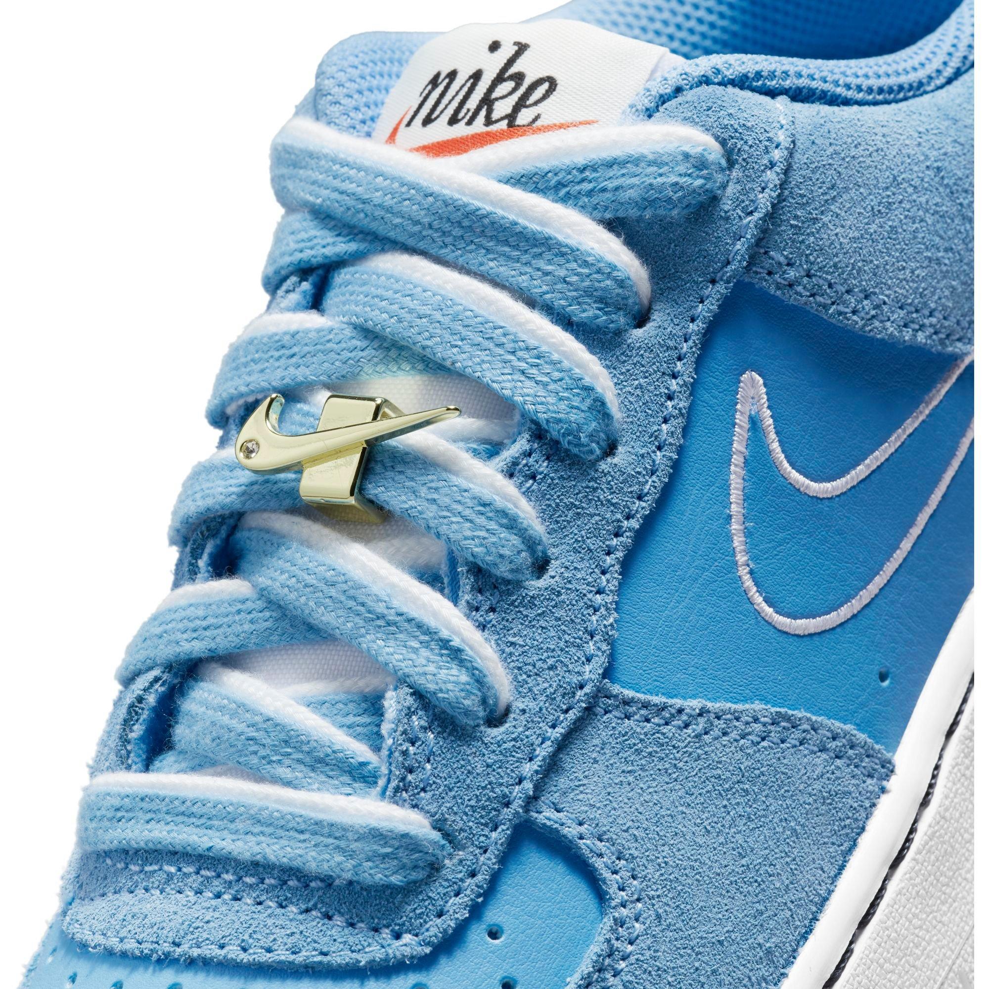 Nike Air Force 1 X Sky Blue Baby Blue Colour Block Design 