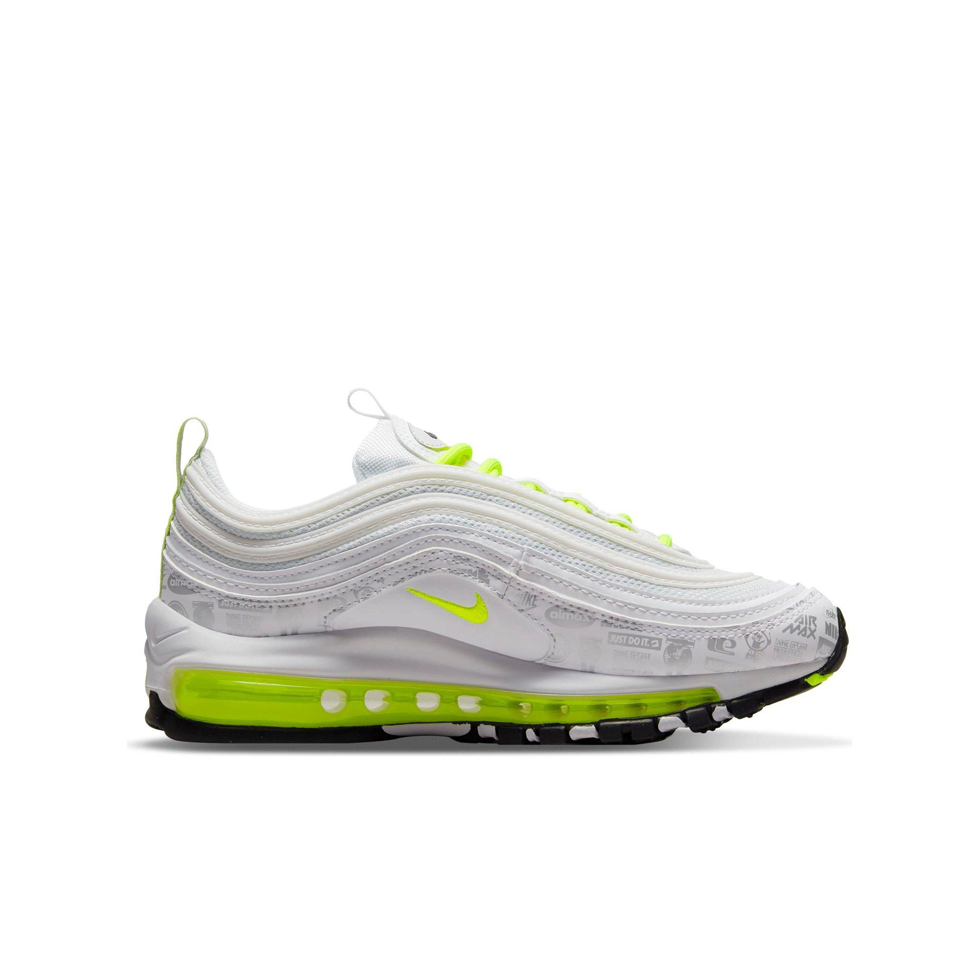 Air max 97 white black volt sale