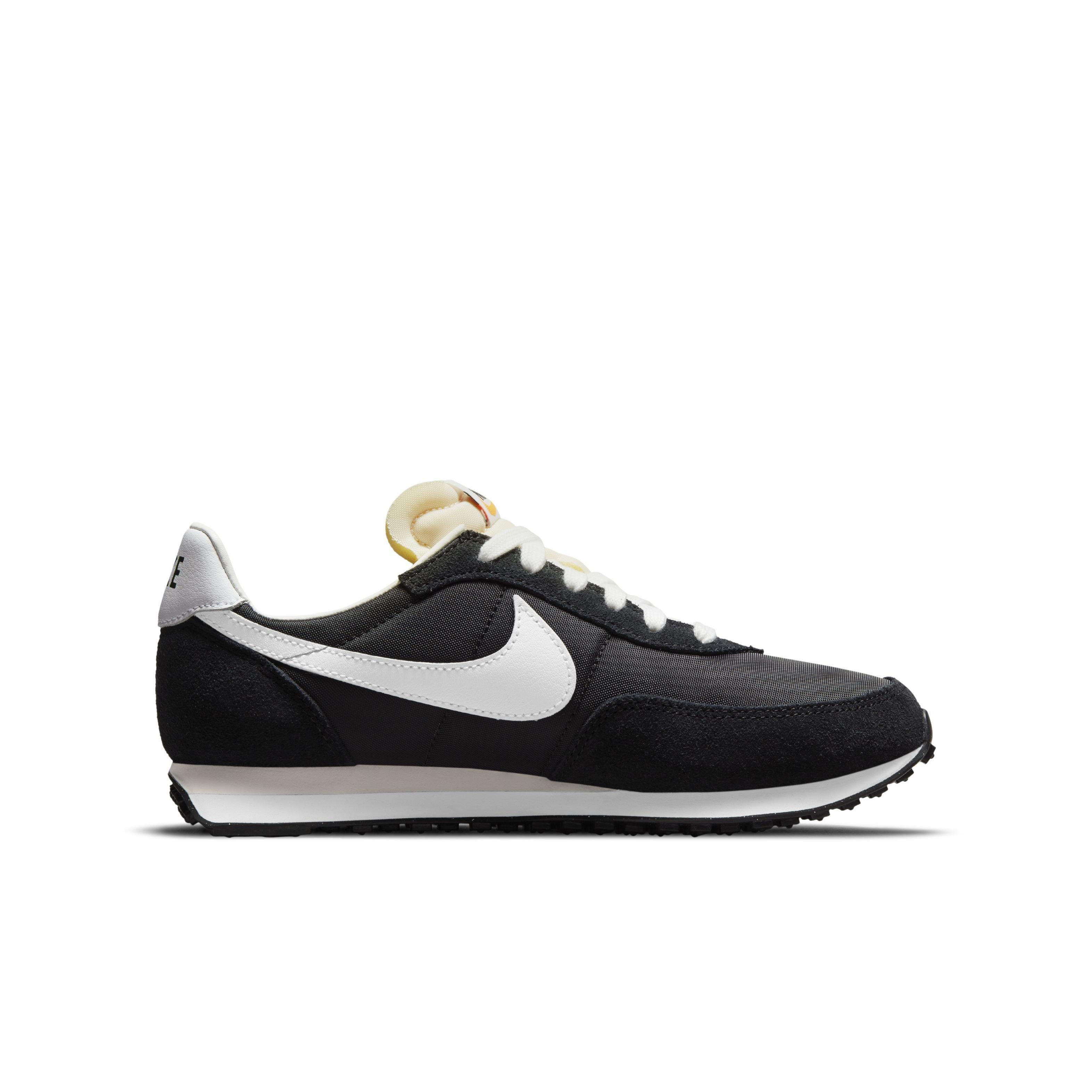 nike black tick trainers