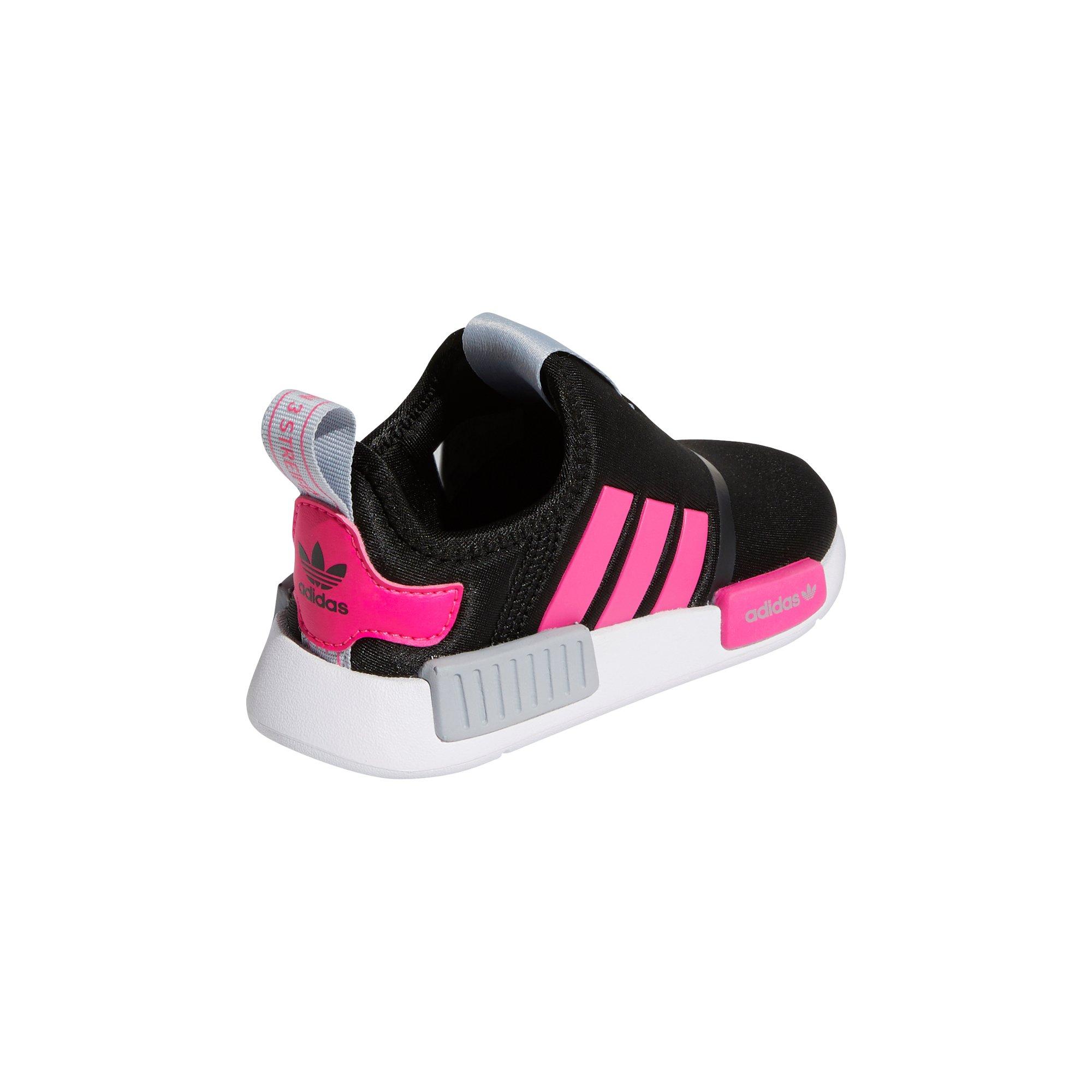 Women's adidas nmd r1 athletic outlet shoe  black  true pink