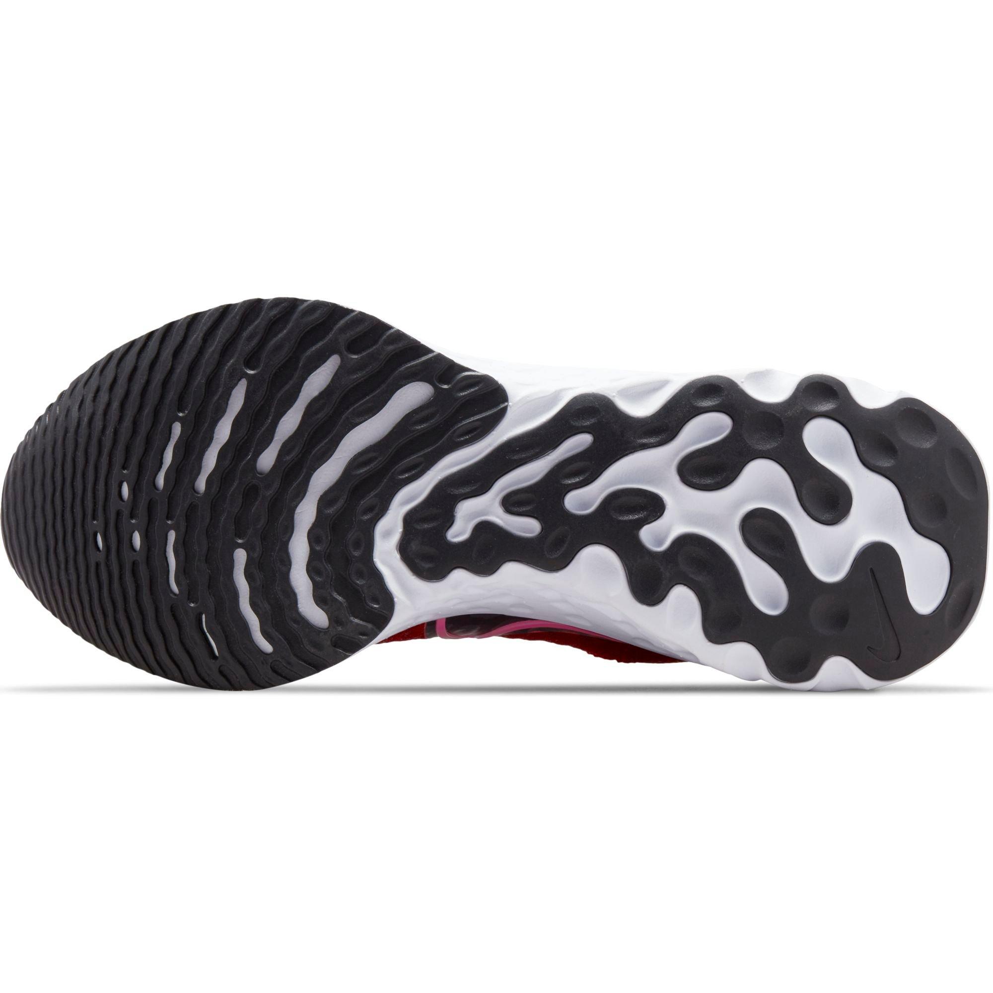 Nike React Infinity  2 "Chile Red/Hyper Pink/Black/Grey" Women's Running Shoe - BLACK/WHITE Thumbnail View 5