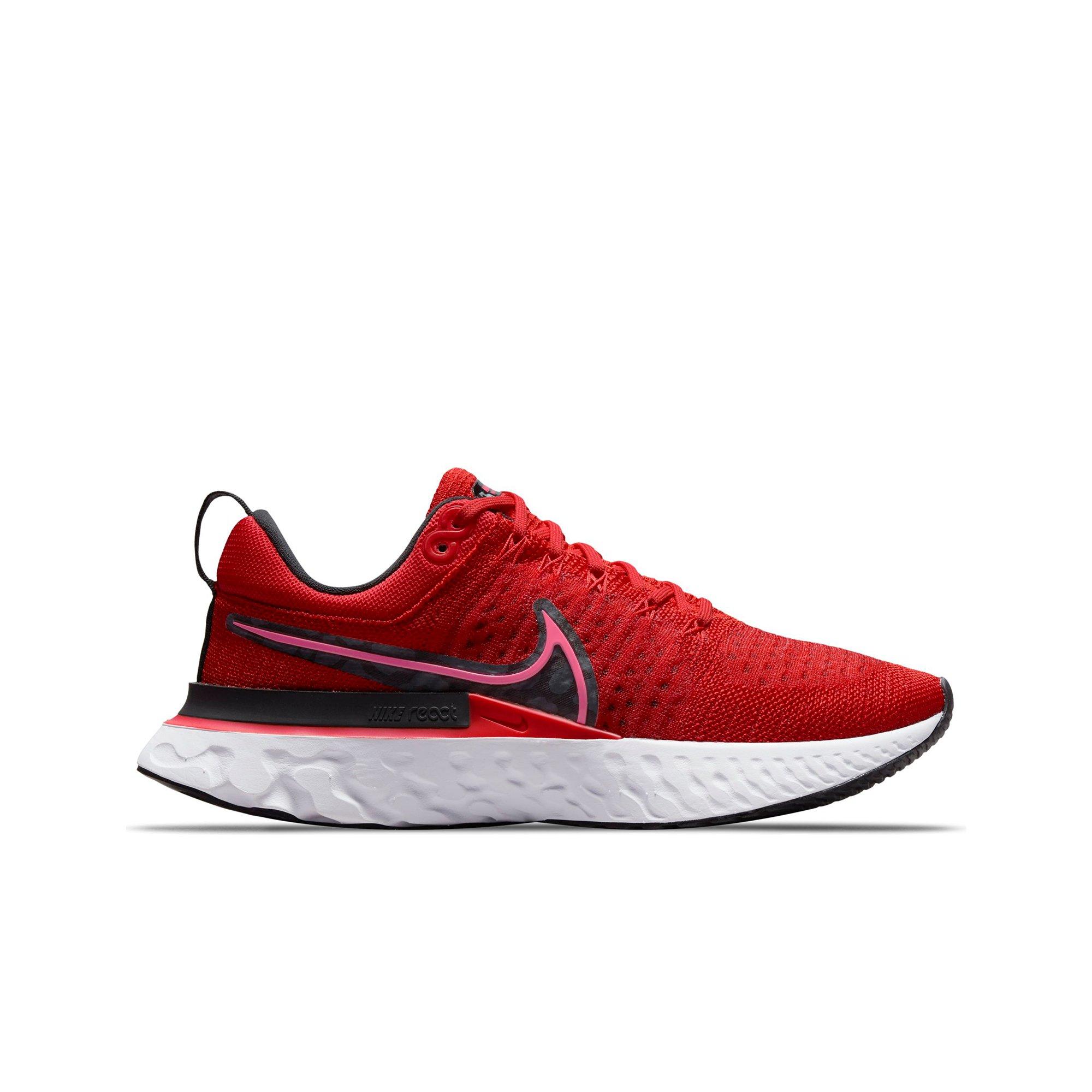 Nike React Infinity  2 "Chile Red/Hyper Pink/Black/Grey" Women's Running Shoe - BLACK/WHITE Thumbnail View 1