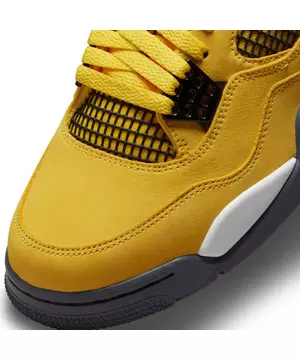 Jordan 4 Retro "Tour Yellow/Dark Blue Grey" Men's Shoe   Hibbett