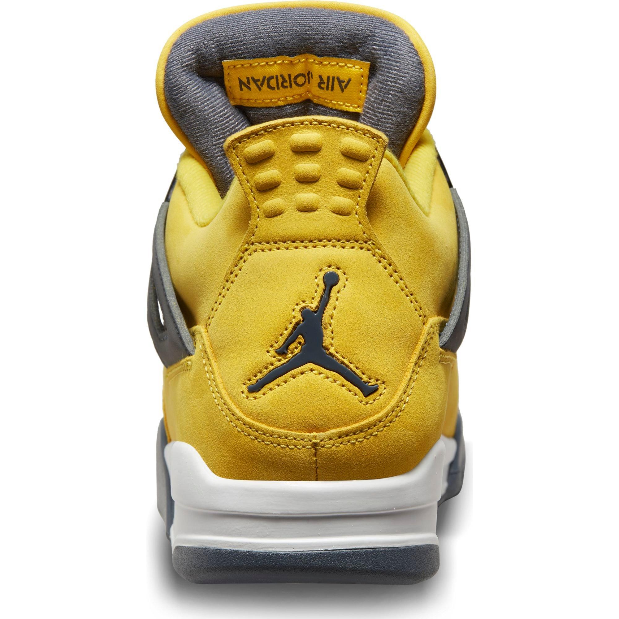 Jordan 4 outlet grey and yellow