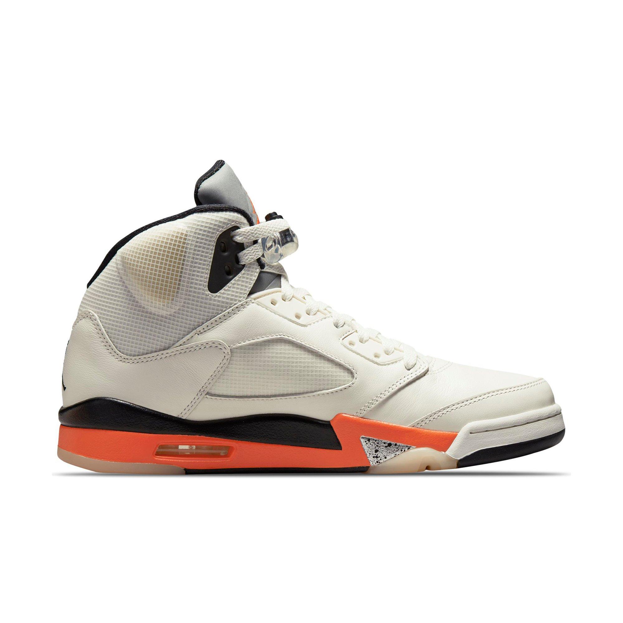 jordan 5 grey and orange
