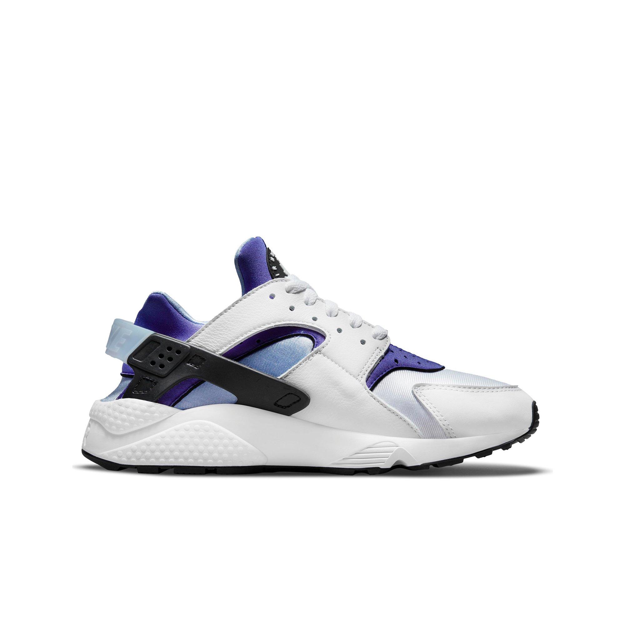 Nike Air Huarache "White/Lapis-Aluminum-Black" Women's Shoe Hibbett Gear