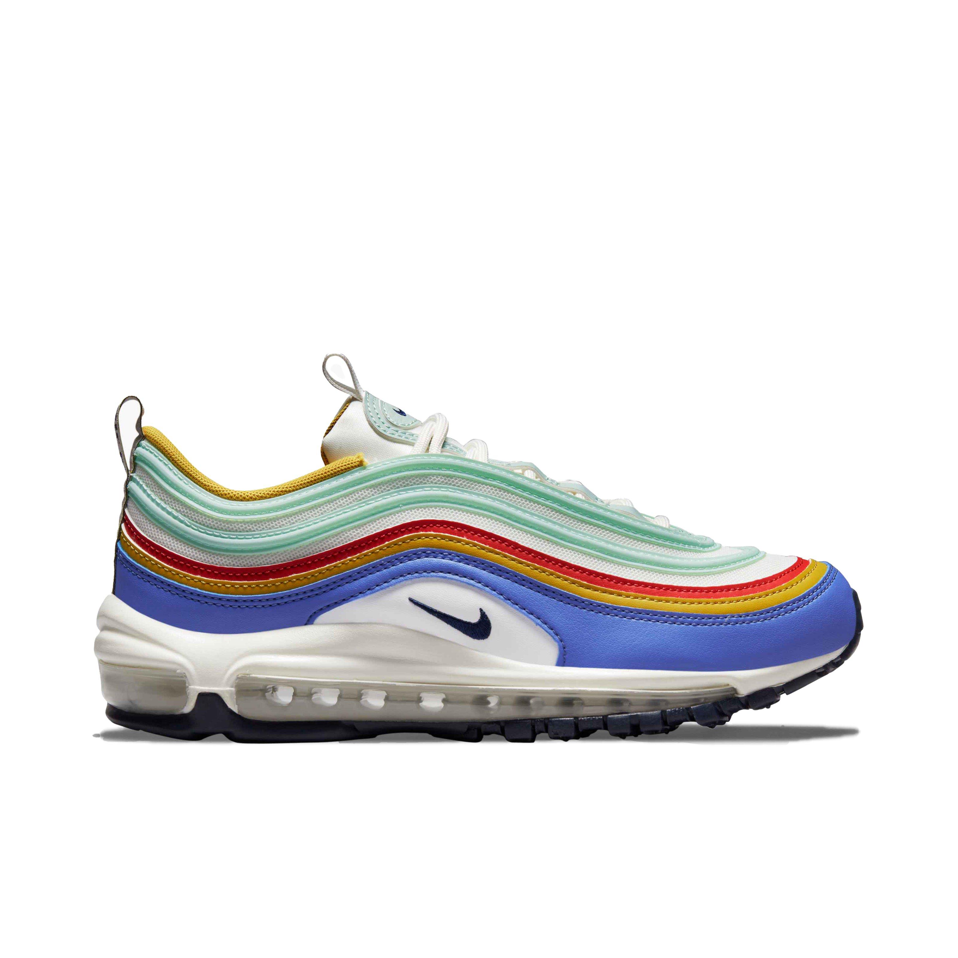 Nike Air Max 97 "Summit White/Sapphire/Pistachio Frost/Obsidian" Women's Shoe Hibbett | City Gear