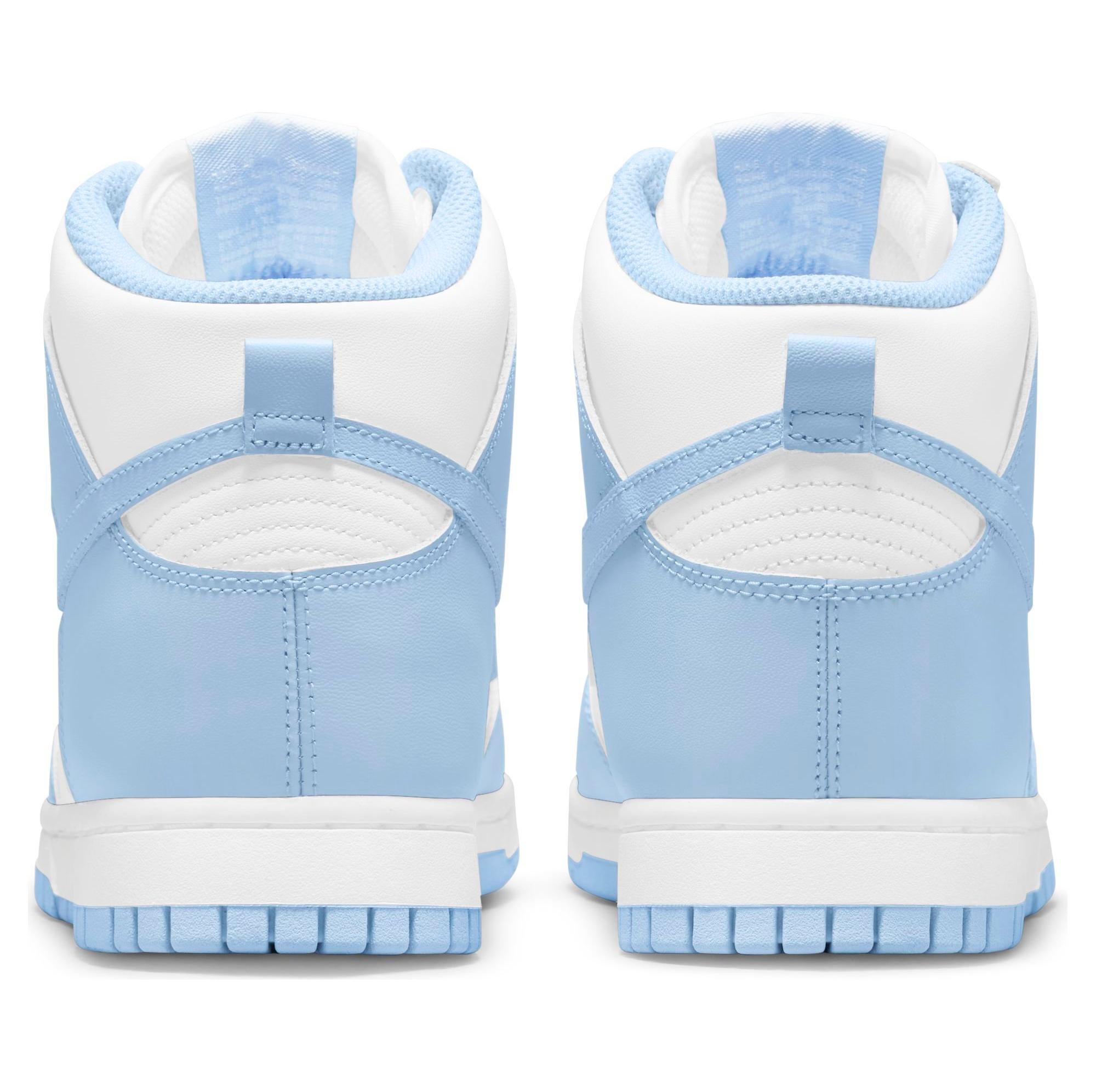 women's nike dunk high white aluminum