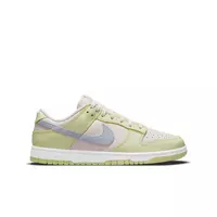 Nike Dunk Low "Light Soft Pink/Ghost/Lime Ice/White" Women's Shoe - PINK/GREEN