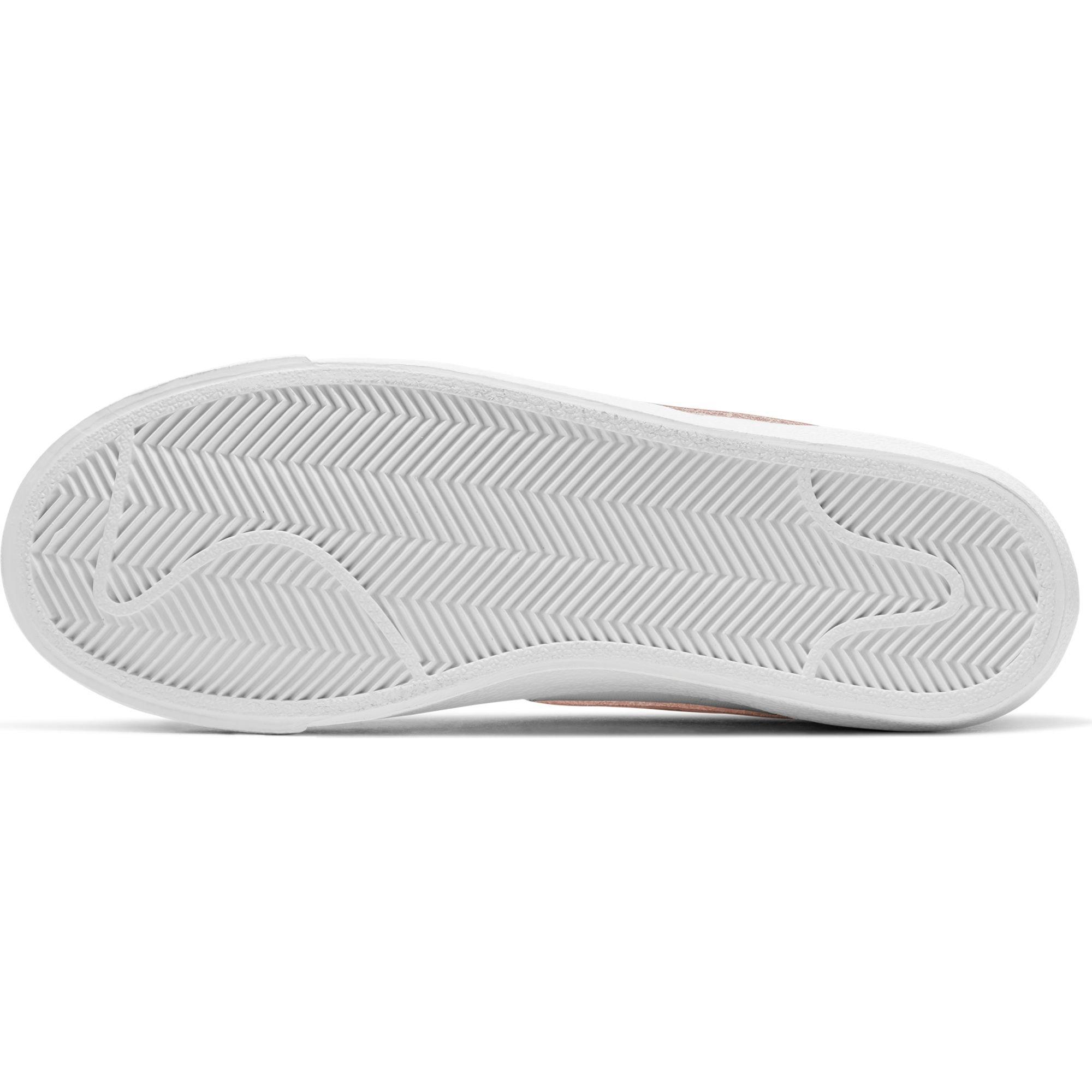 Nike Blazer Mid '77 Vintage "White/Pink Oxford" Women's Shoe - WHITE/PINK/BLACK Thumbnail View 6