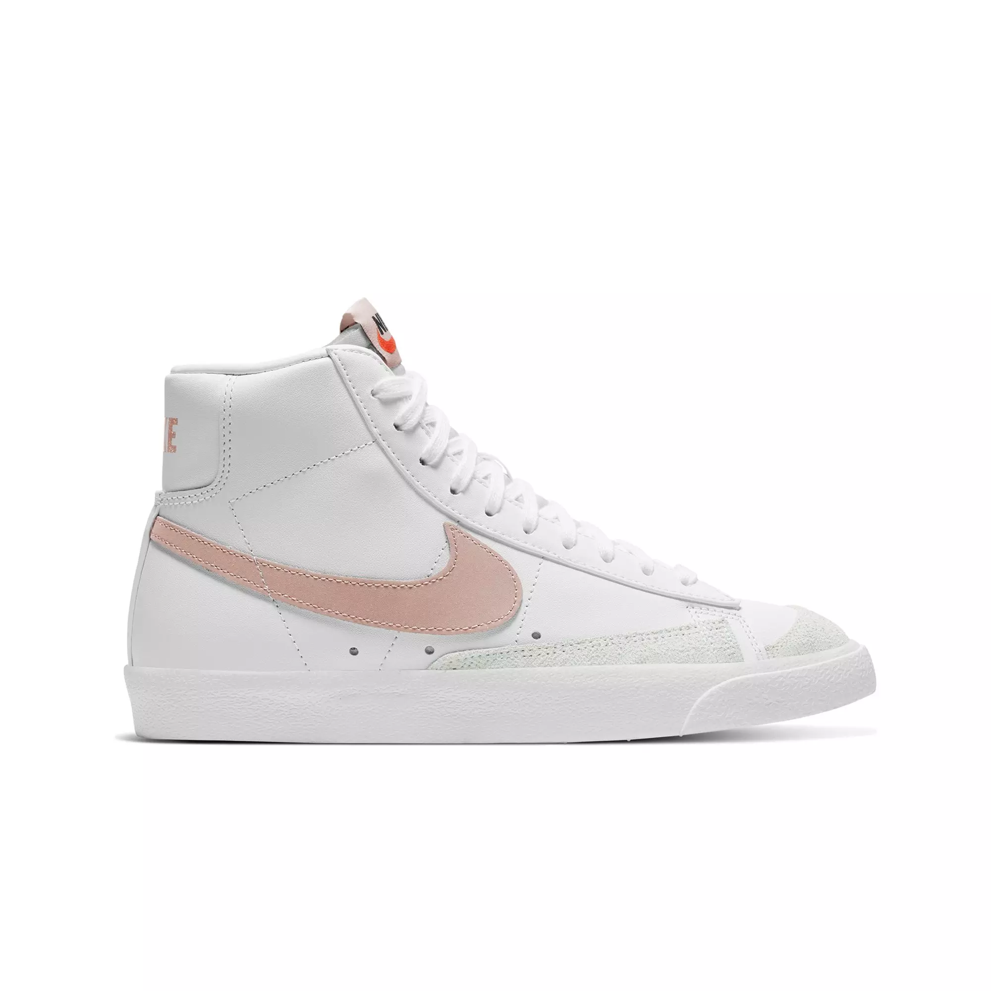 Nike Blazer Mid '77 Vintage "White/Pink Oxford" Women's Shoe - WHITE/PINK/BLACK