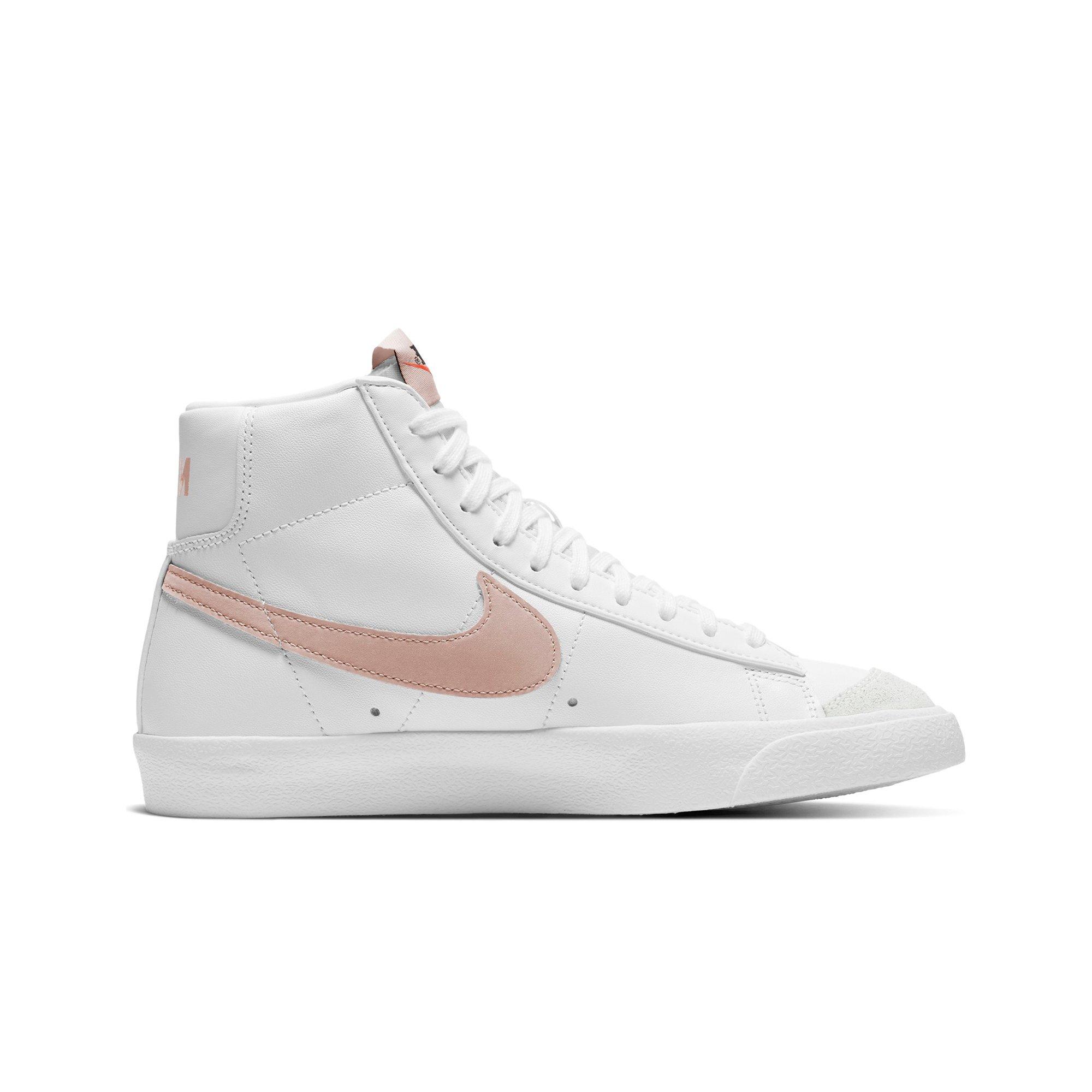 Nike Blazer Mid '77 Vintage "White/Pink Oxford" Women's Shoe - WHITE/PINK/BLACK Thumbnail View 2