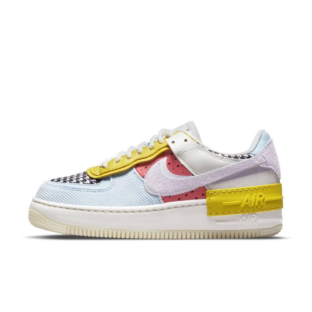 Nike Air Force 1 Shadow Sail Hydrogen Blue Bright Citron Women s Shoe Hibbett