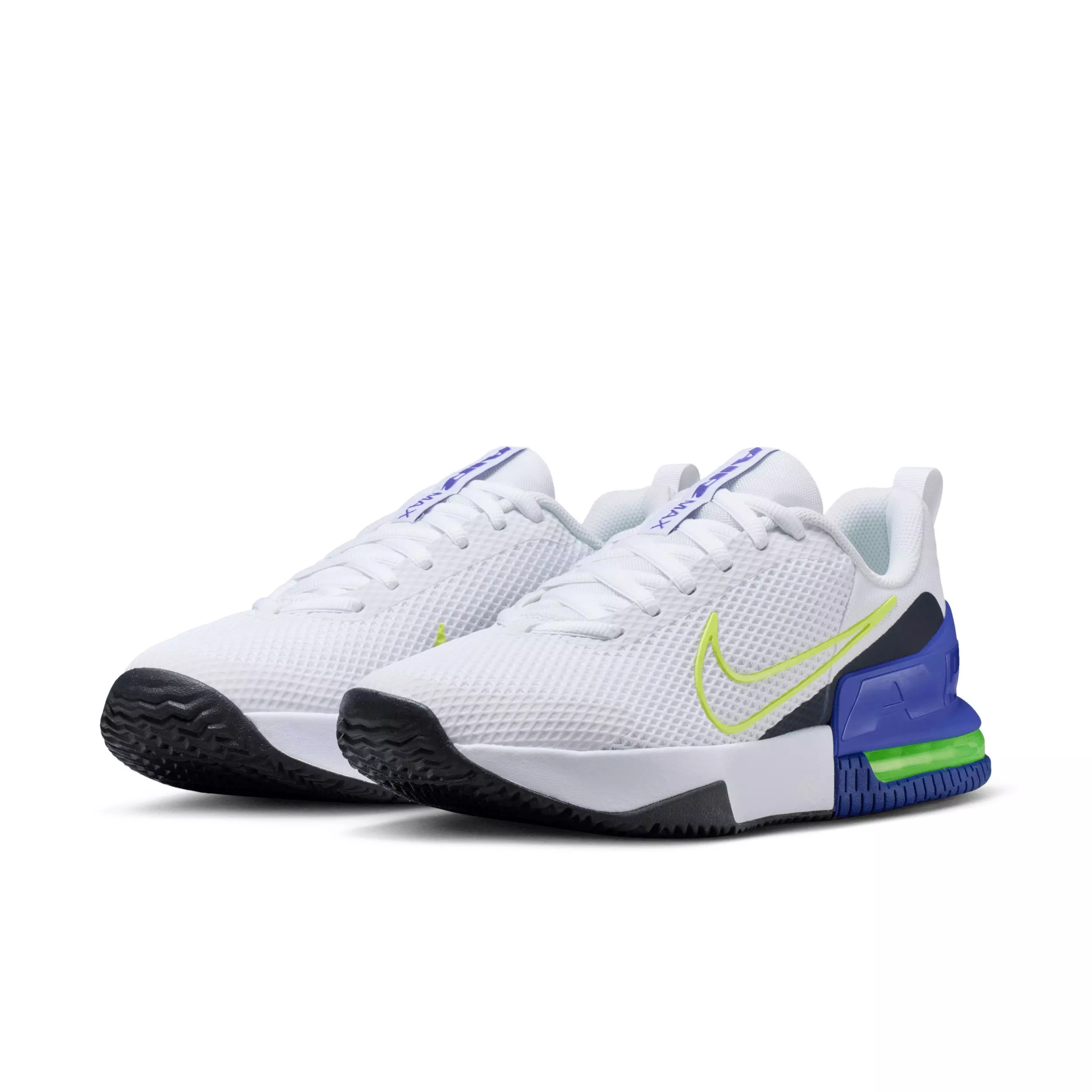 Nike Air Max Alpha Trainer 6 "White/Persian Violet/Obsidian/Light Lemon Twist" Men's Training Shoe - WHITE/VIOLET/OBSIDIAN/LT LEMON
