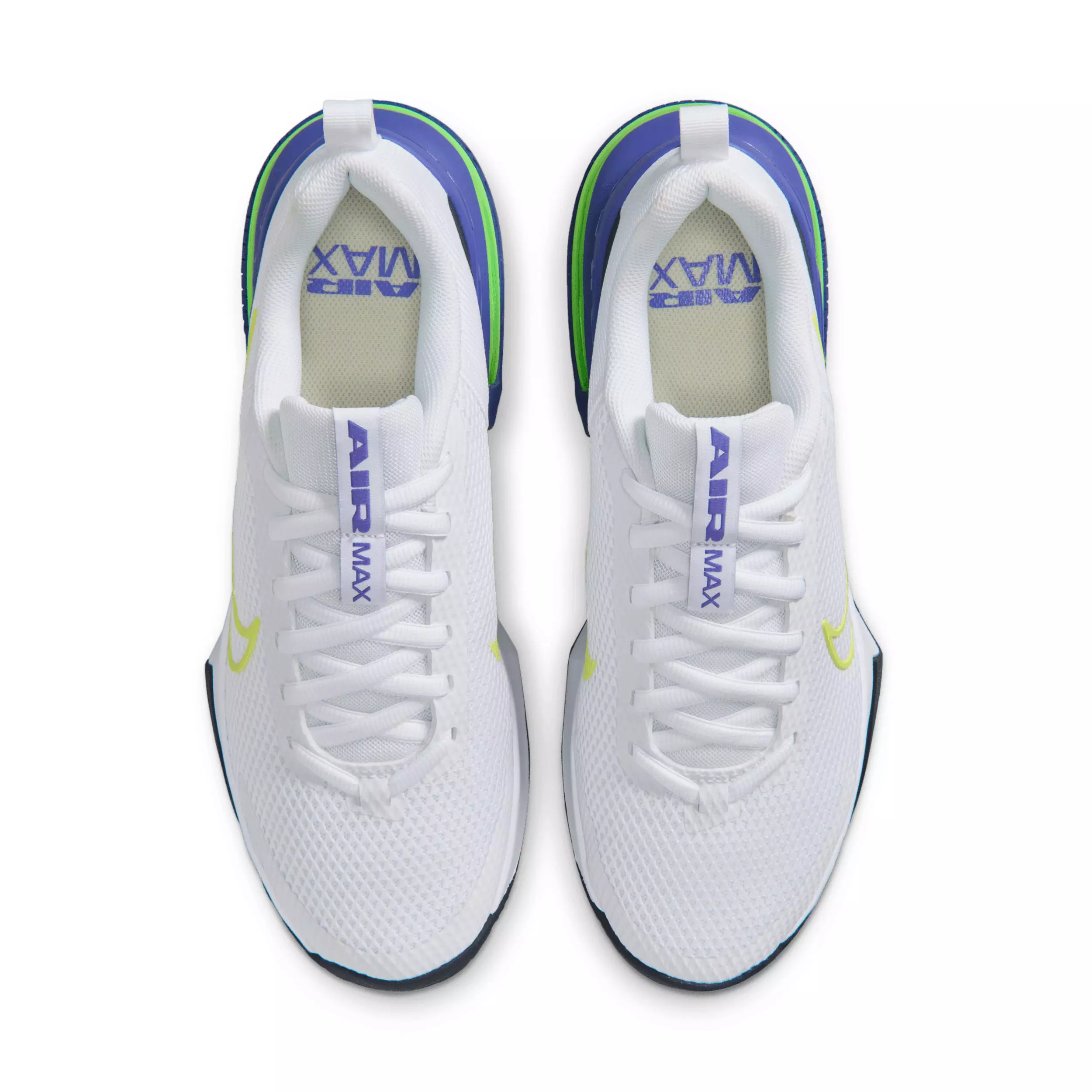 Nike Air Max Alpha Trainer 6 "White/Persian Violet/Obsidian/Light Lemon Twist" Men's Training Shoe - WHITE/VIOLET/OBSIDIAN/LT LEMON