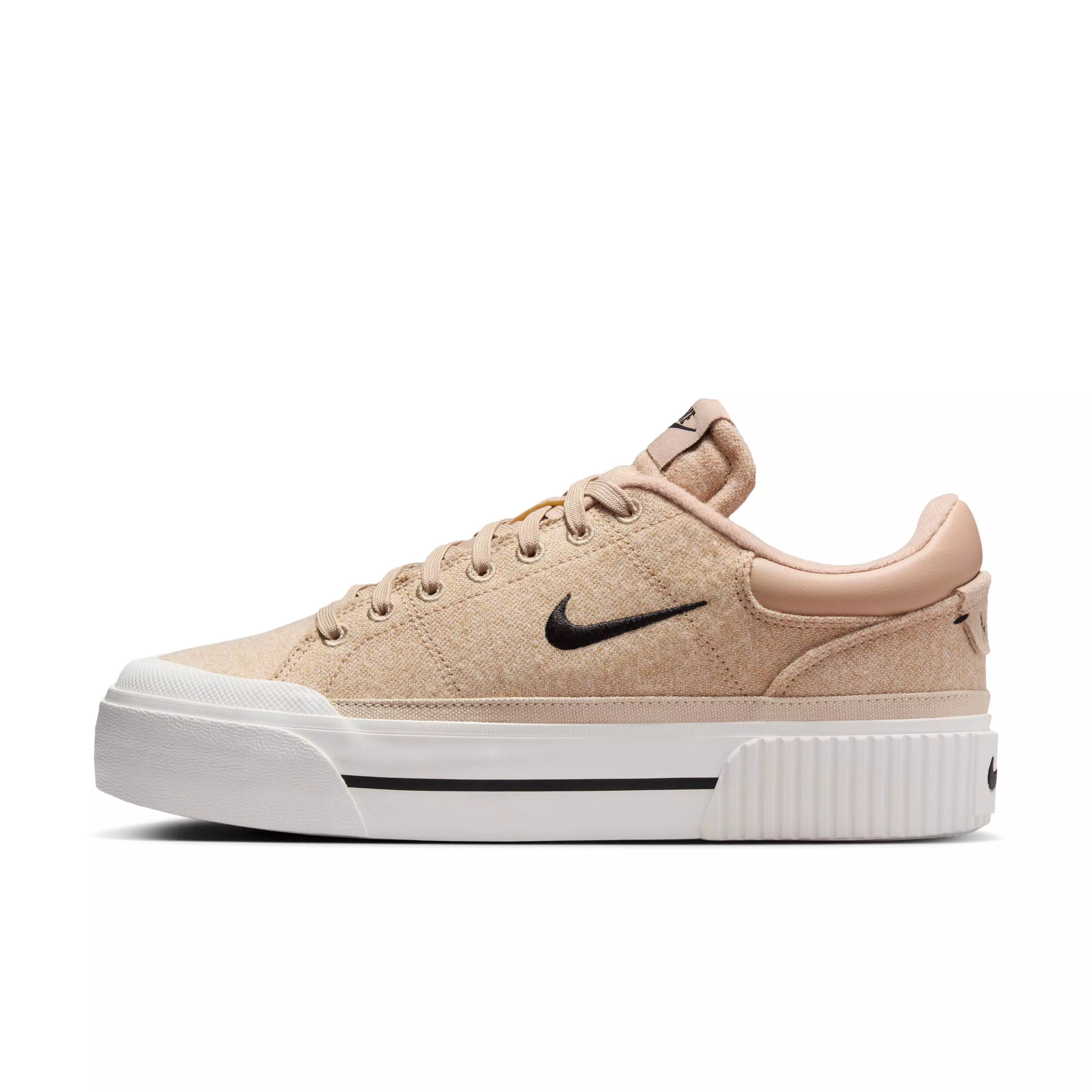 Nike Court Legacy Lift "Hemp/Sail/Sanddrift/Black" Women's Shoe - HEMP/SAIL/SANDDRIFT/BLACK