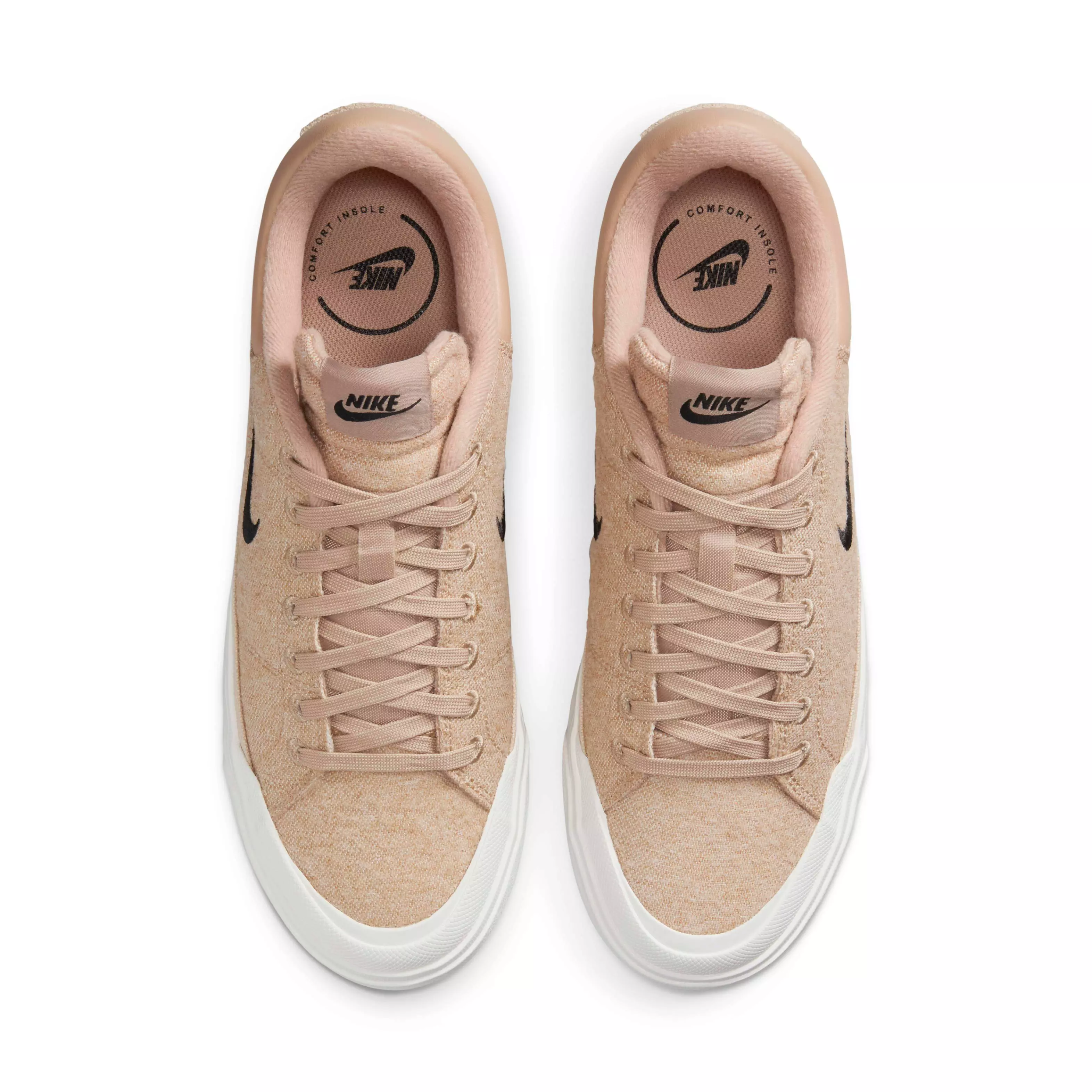 Nike Court Legacy Lift "Hemp/Sail/Sanddrift/Black" Women's Shoe - HEMP/SAIL/SANDDRIFT/BLACK