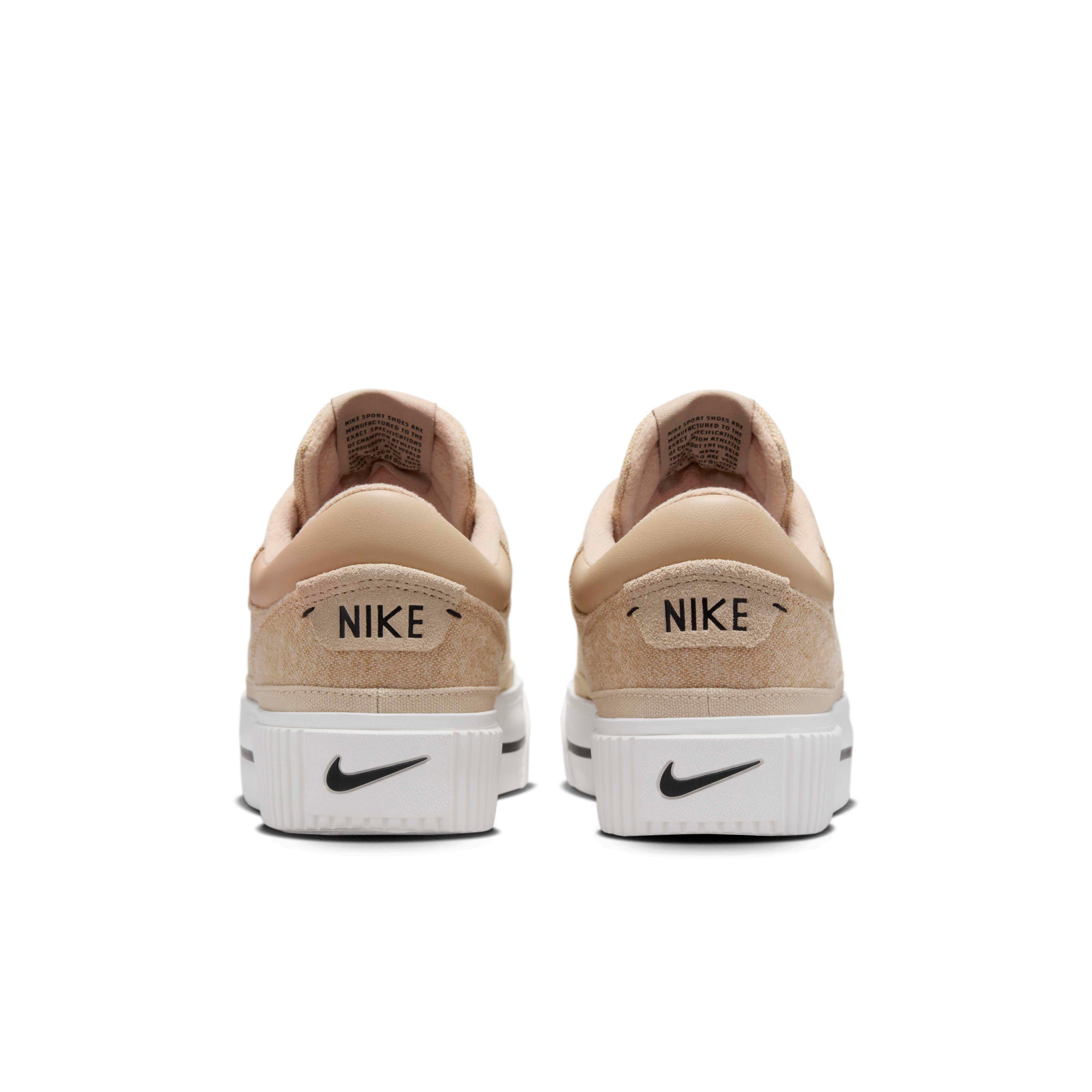 Nike Court Legacy Lift "Hemp/Sail/Sanddrift/Black" Women's Shoe - HEMP/SAIL/SANDDRIFT/BLACK Thumbnail View 5