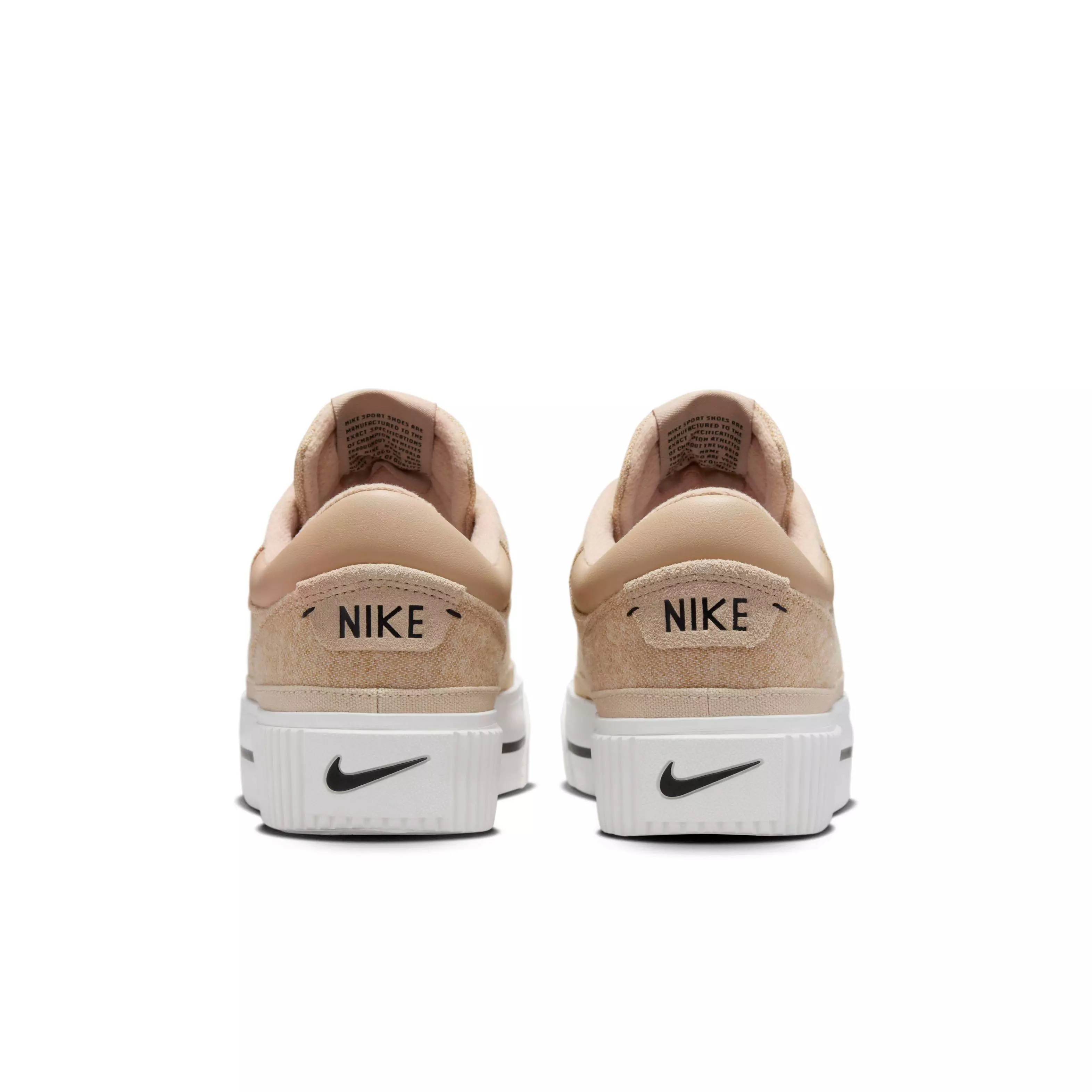 Nike Court Legacy Lift "Hemp/Sail/Sanddrift/Black" Women's Shoe - HEMP/SAIL/SANDDRIFT/BLACK