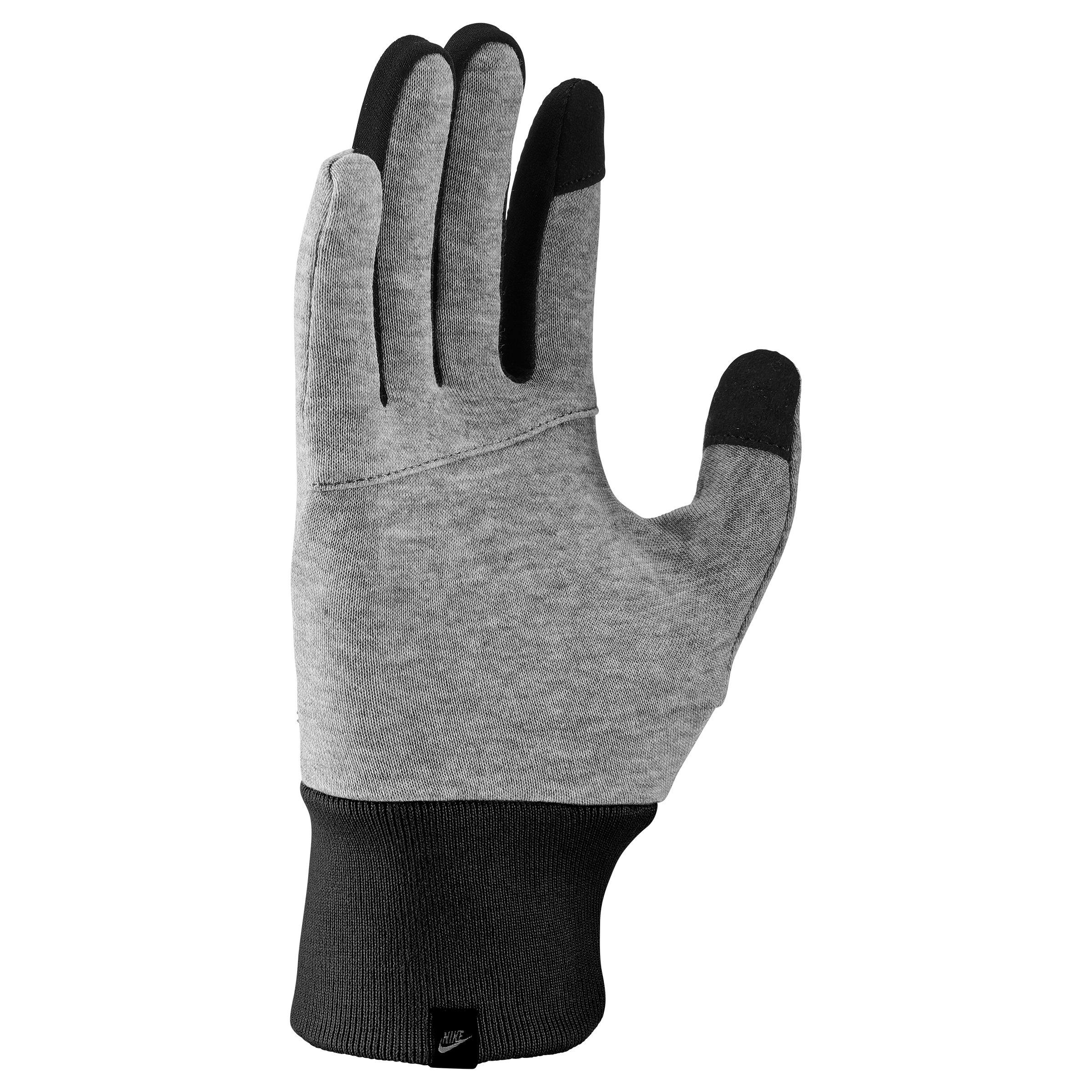 Nike Women's Club Fleece Gloves - DK GREY Thumbnail View 2