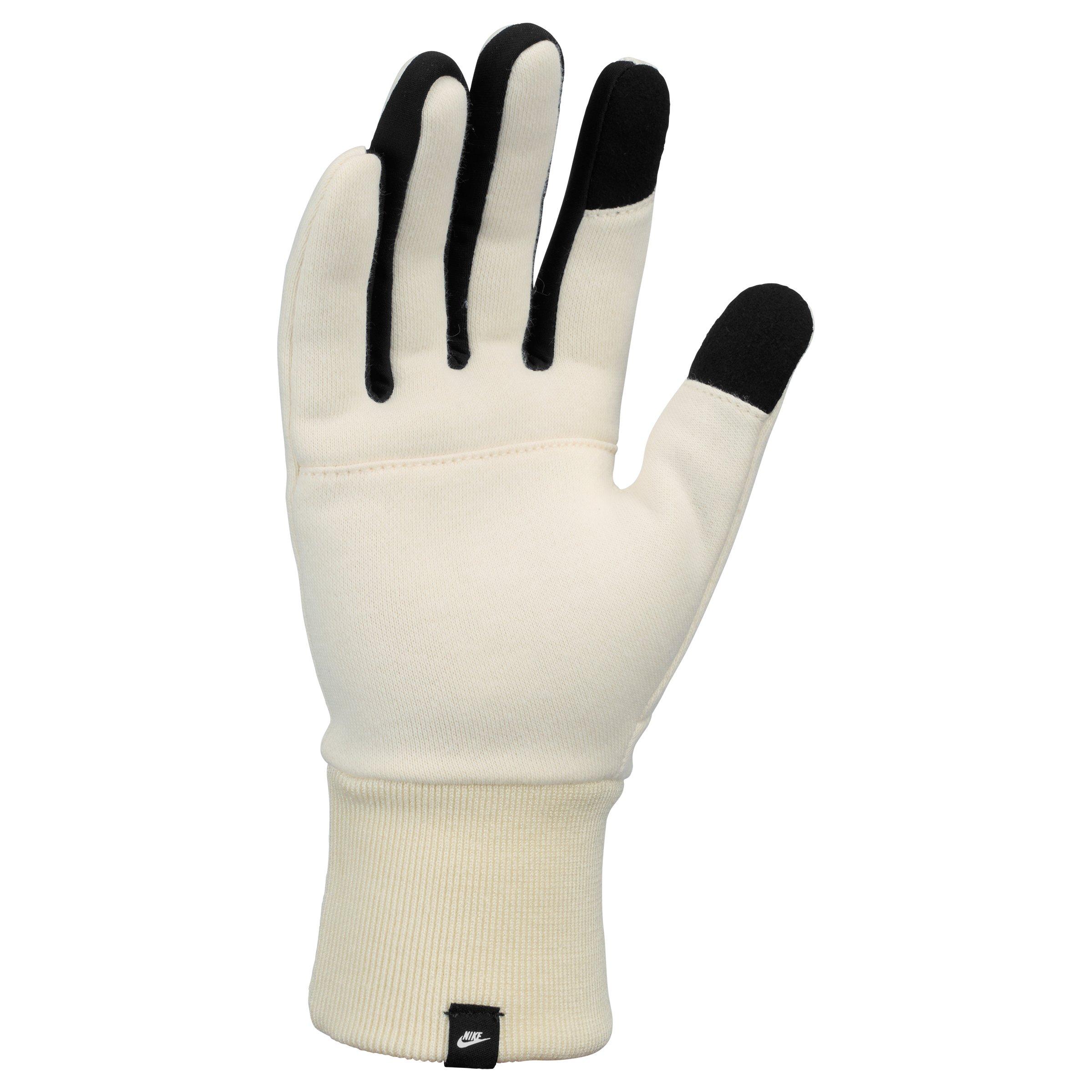Nike Women's Club Fleece Gloves - BEIGE Thumbnail View 3