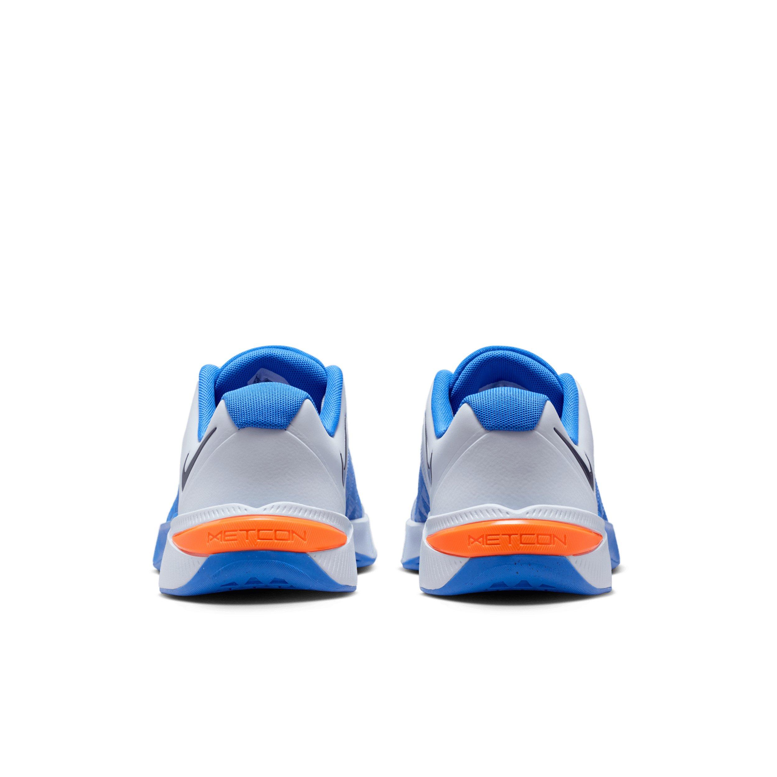 Nike Metcon 10 "Football Grey/Blue Crystal/Orange Frost/Midnight Navy" Men's Training Shoe - GREY/BLUE/ORANGE/NAVY Thumbnail View 5