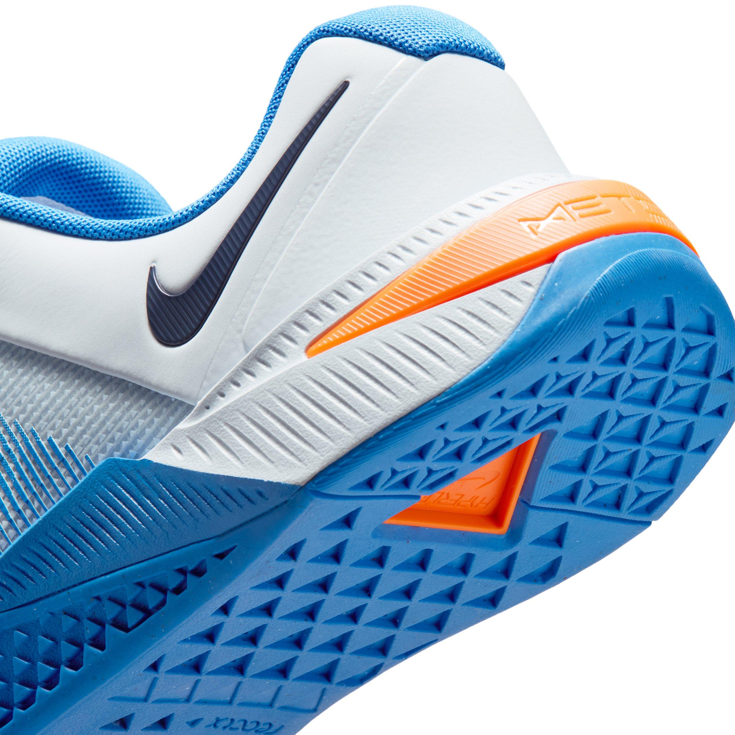 Nike Metcon 10 "Football Grey/Blue Crystal/Orange Frost/Midnight Navy" Men's Training Shoe - GREY/BLUE/ORANGE/NAVY Thumbnail View 8