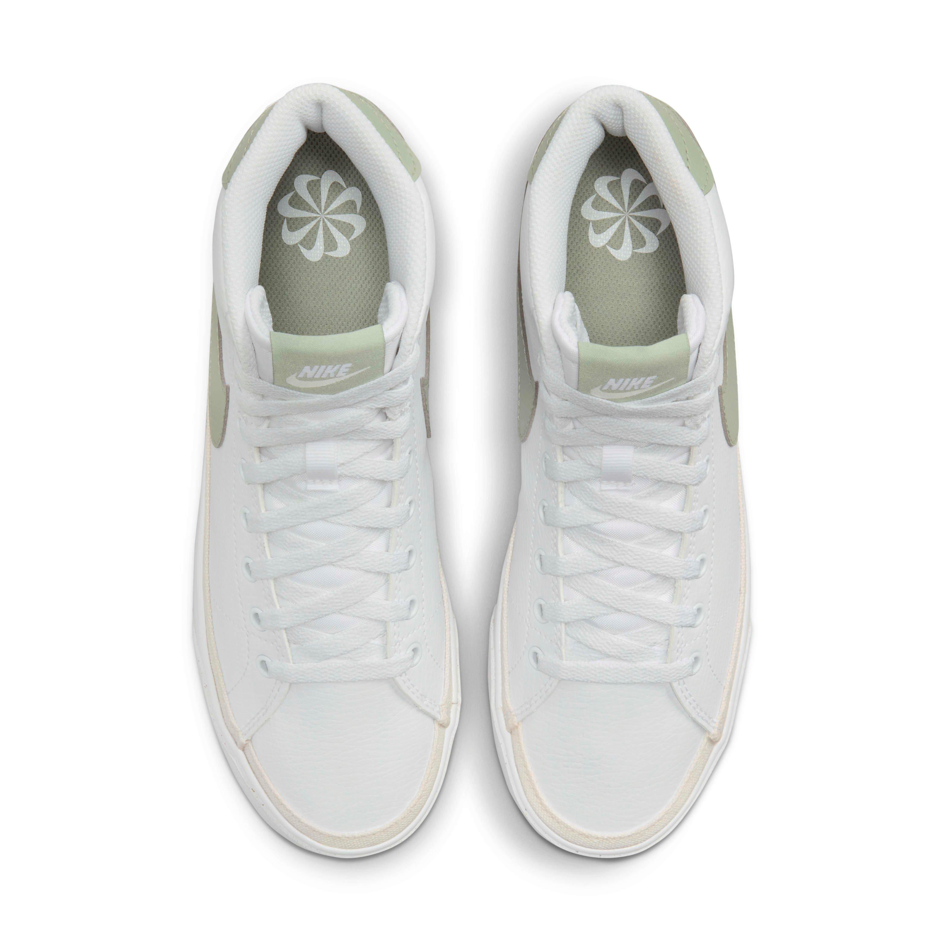 Nike Court Legacy Mid Next Nature "White/Phantom/Jade Horizon" Women's Shoe - WHITE/PHANTOM/JADE Thumbnail View 4