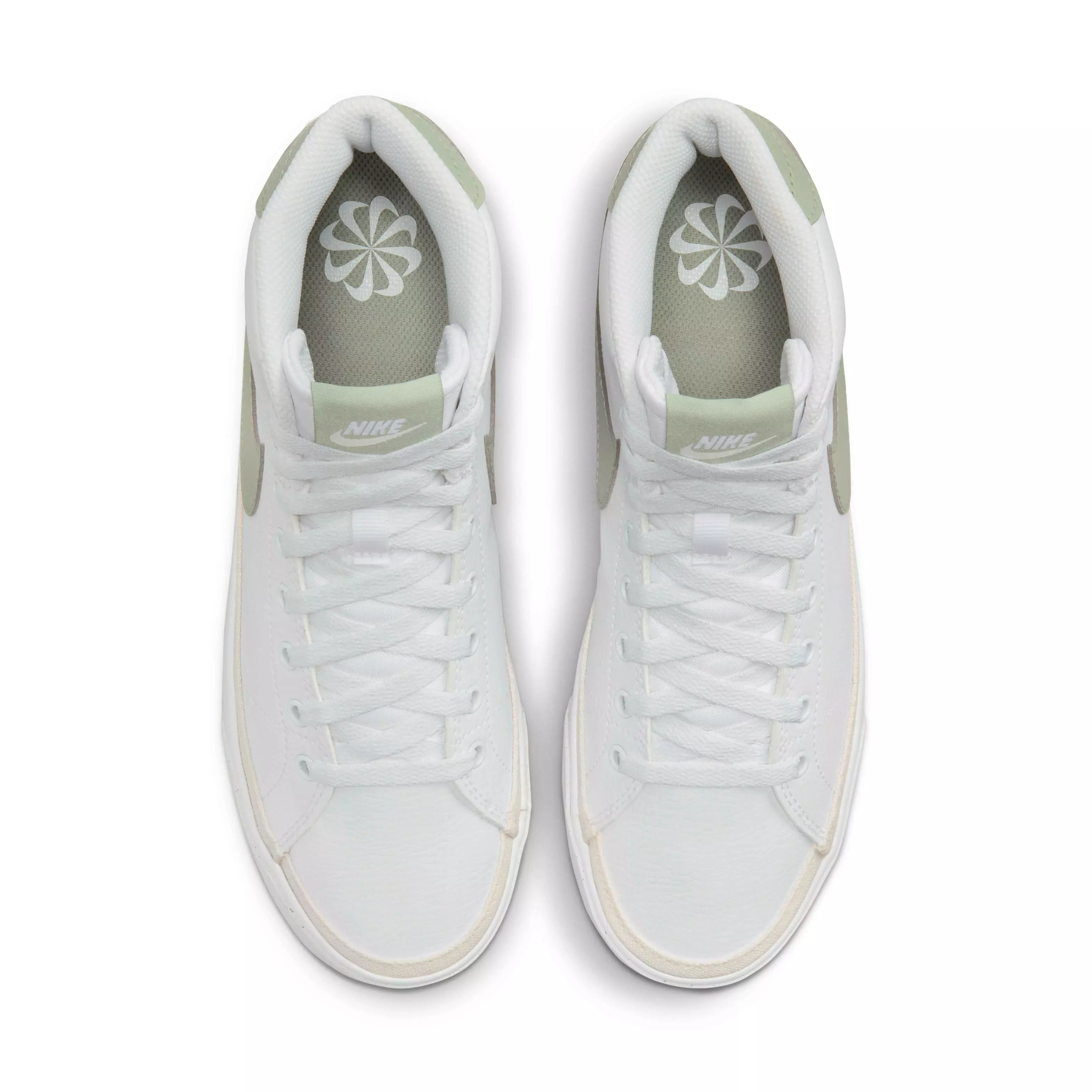 Nike Court Legacy Mid Next Nature "White/Phantom/Jade Horizon" Women's Shoe - WHITE/PHANTOM/JADE