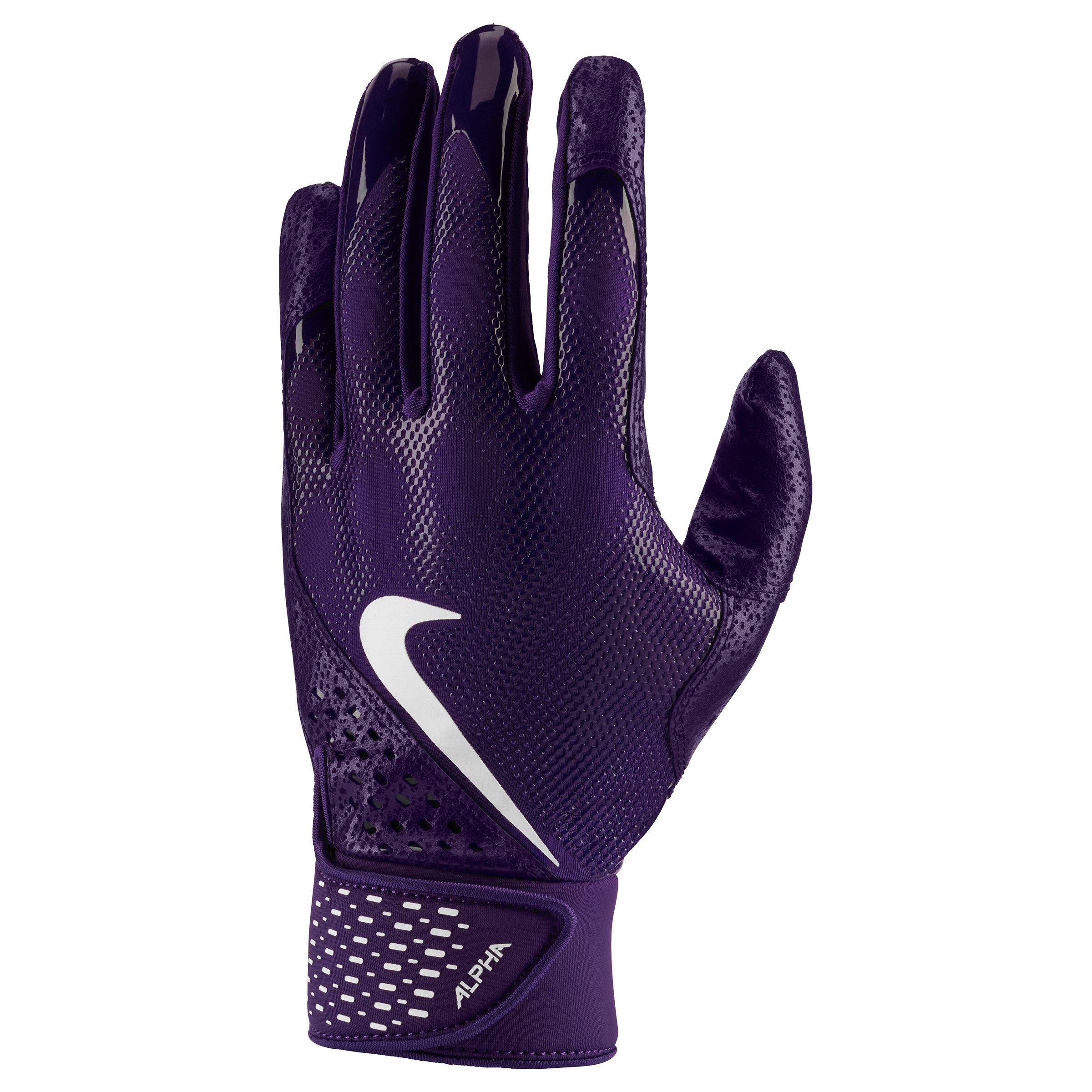 Purple nike shop batting gloves