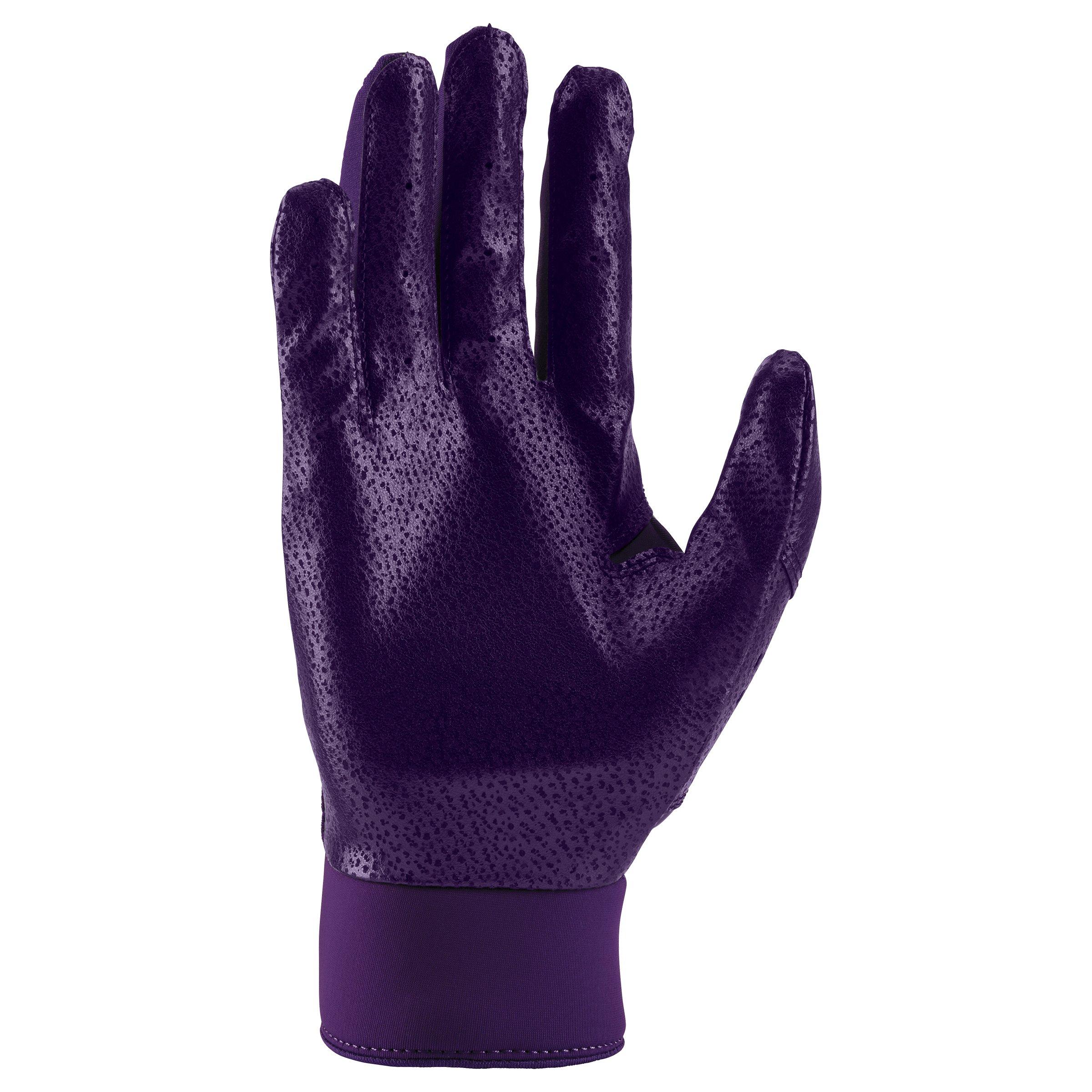 Purple nike shop batting gloves