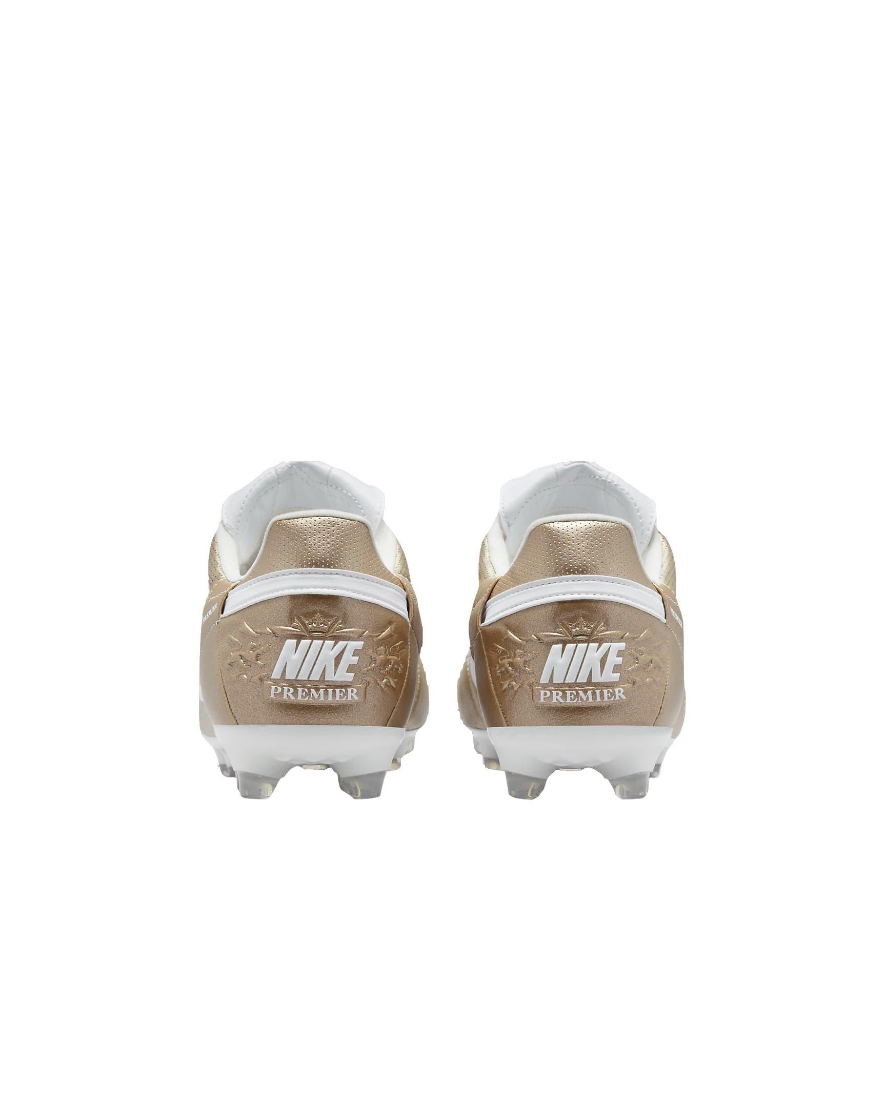 Nike Premier II FG - Metallic Vivid Gold/White - Firm Ground