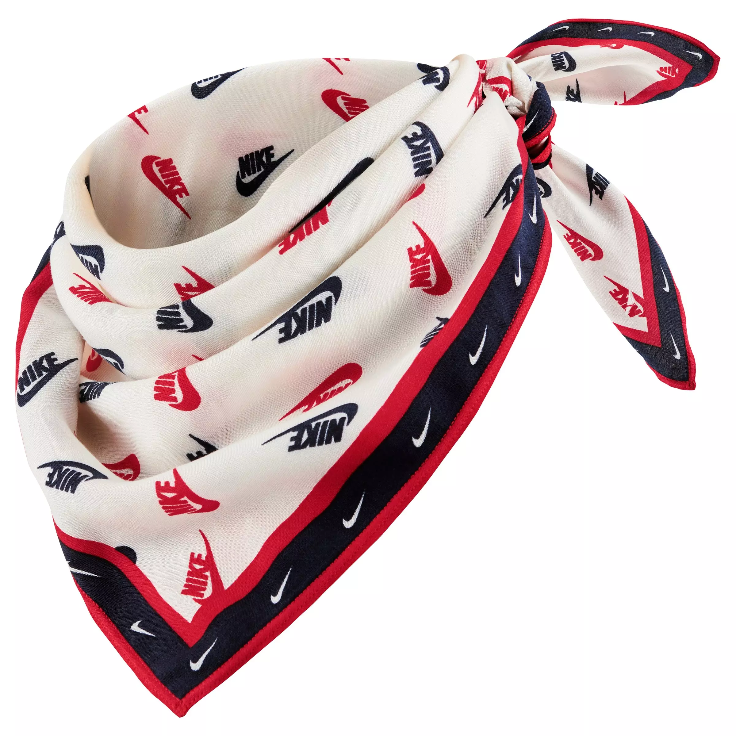 Nike Printed Cotton Bandana - SAIL/RED/BLUE