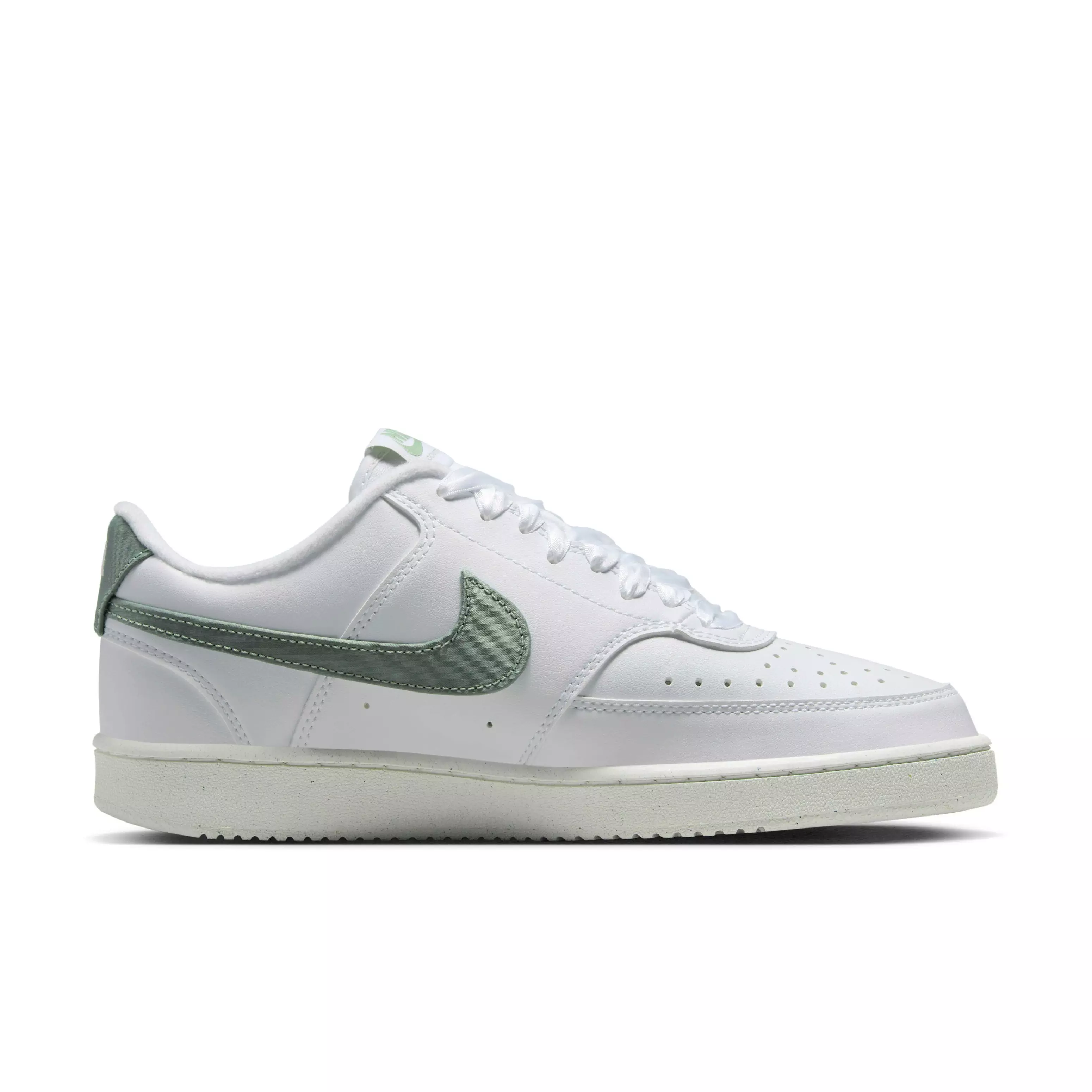 Nike Court Vision Low Next Nature "White/Sail/Jade Horizon" Women's Shoe - WHITE/SAIL/JADE