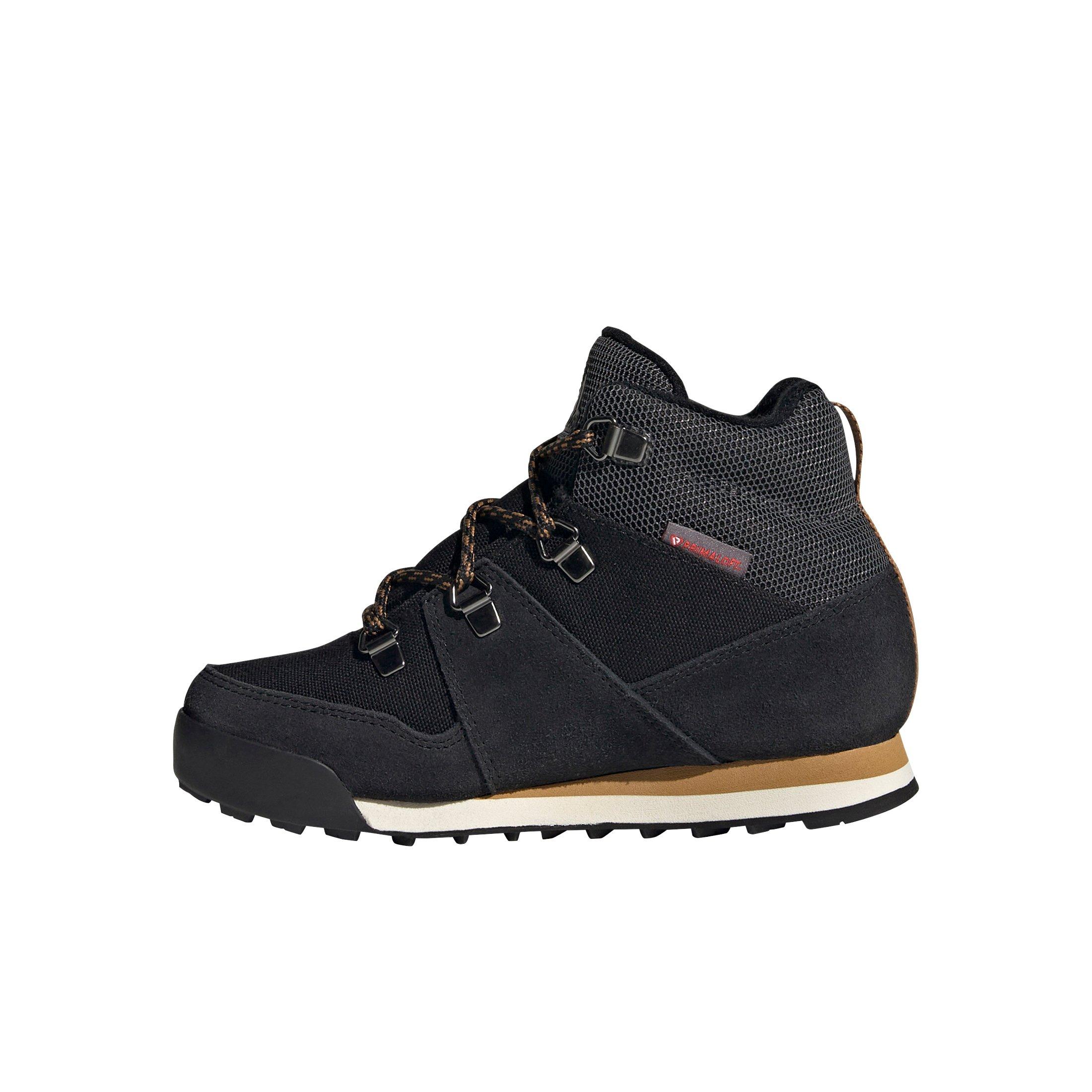 adidas Terrex Climawarm Snowpitch Winter "Core Black/Mesa" Preschool Boys' Shoe - BLACK Thumbnail View 2
