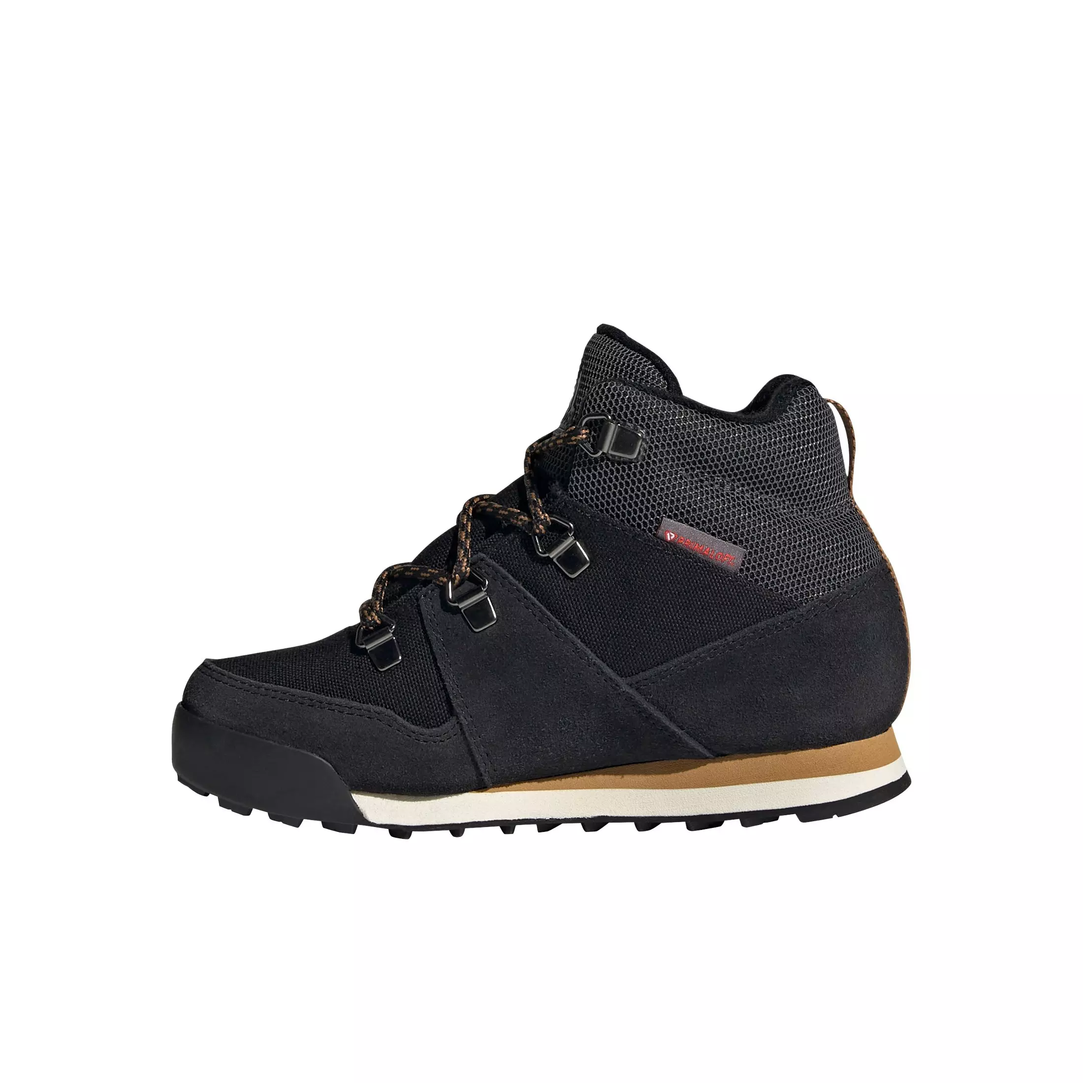 adidas Terrex Climawarm Snowpitch Winter "Core Black/Mesa" Preschool Boys' Shoe - BLACK