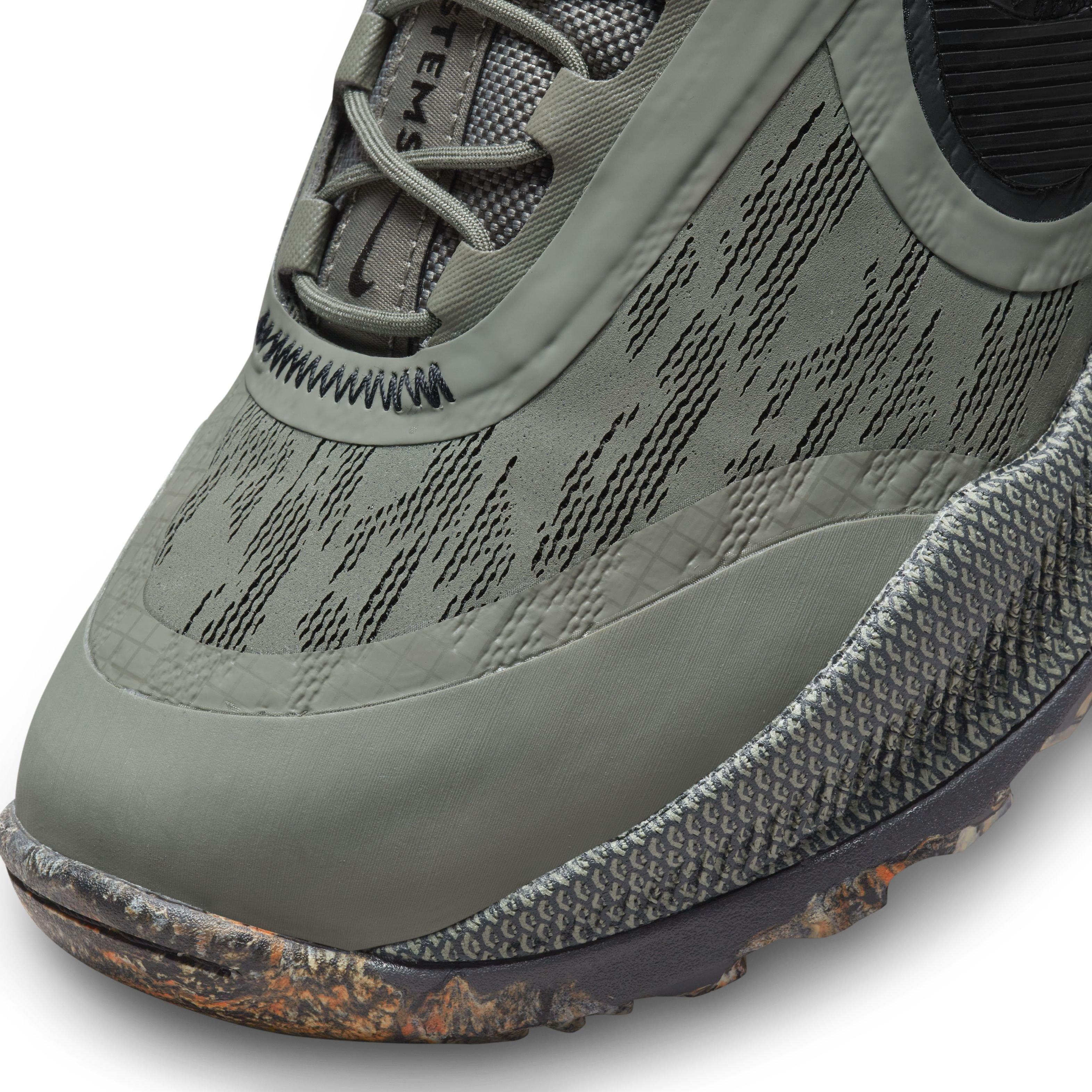 Nike React SFB Carbon "Dark Stucco/Black/Rattan/Total Orange" Men's Elite Outdoor Shoe - GREY Thumbnail View 7