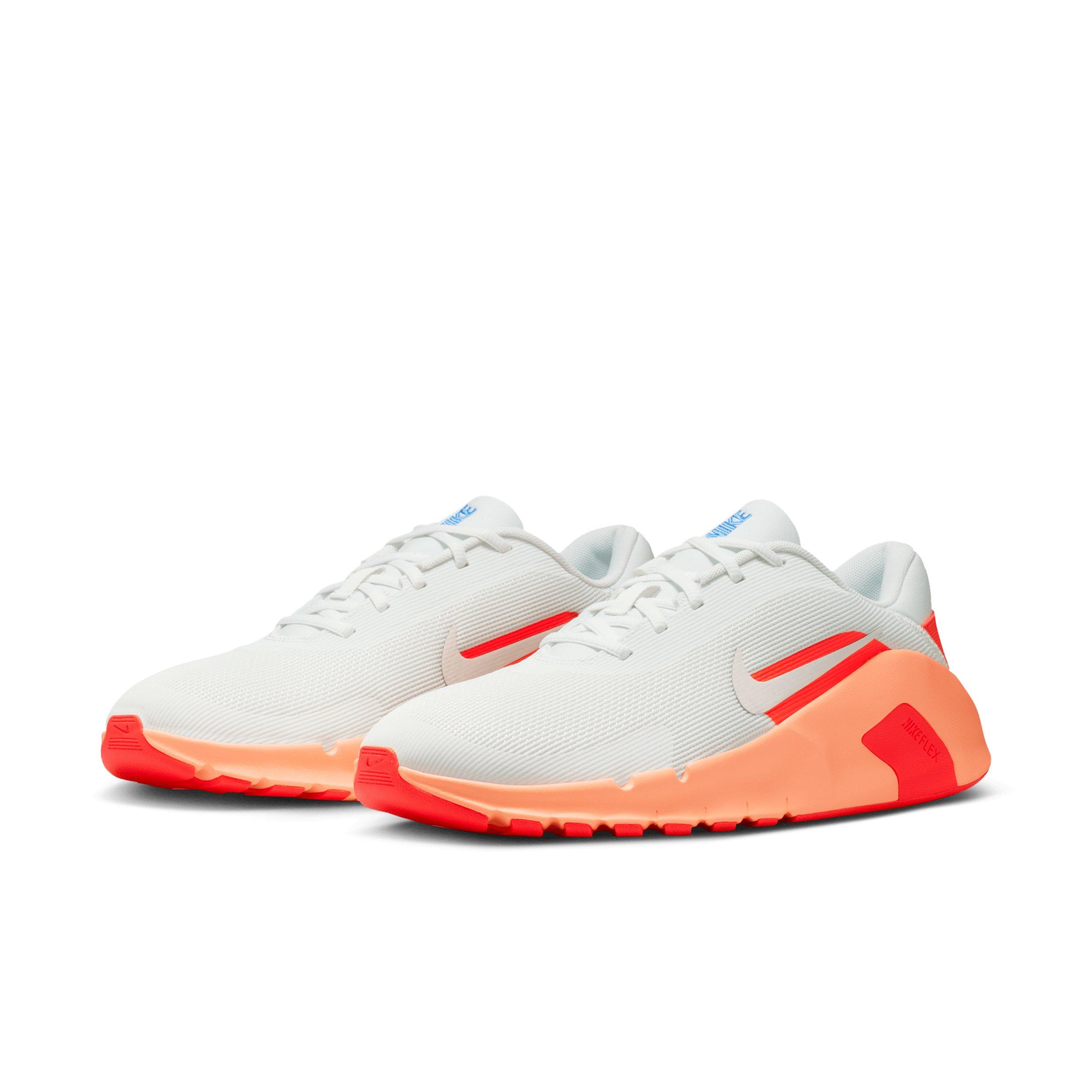 Nike Flex Train "Summit White/Orange Pulse/Hot Lava/Phantom" Men's Training Shoe - WHITE/ORANGE/LAVA/PHANTOM Thumbnail View 3