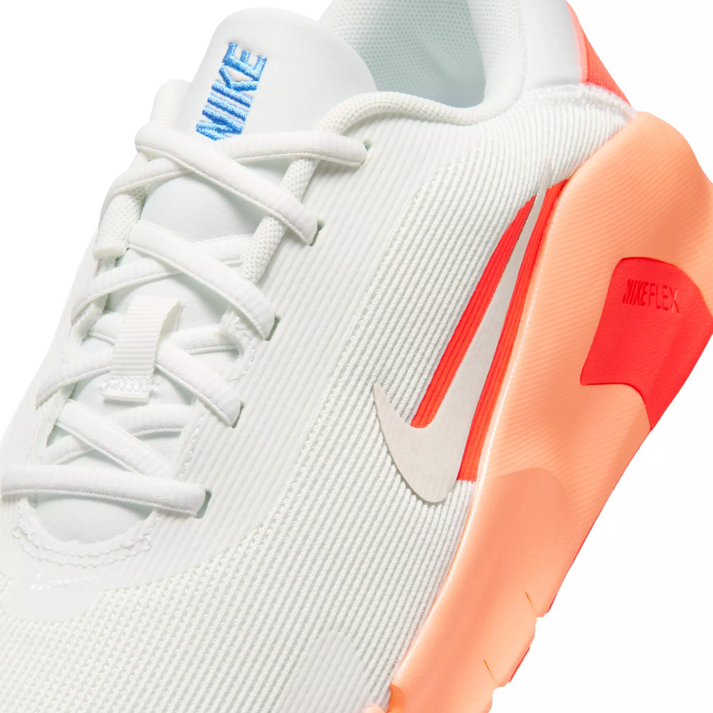 Nike Flex Train "Summit White/Orange Pulse/Hot Lava/Phantom" Men's Training Shoe - WHITE/ORANGE/LAVA/PHANTOM