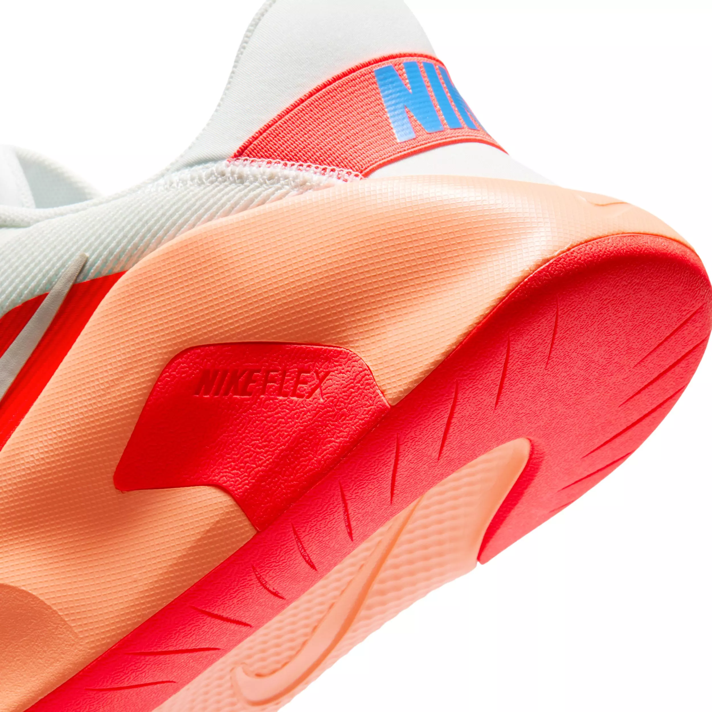 Nike Flex Train "Summit White/Orange Pulse/Hot Lava/Phantom" Men's Training Shoe - WHITE/ORANGE/LAVA/PHANTOM