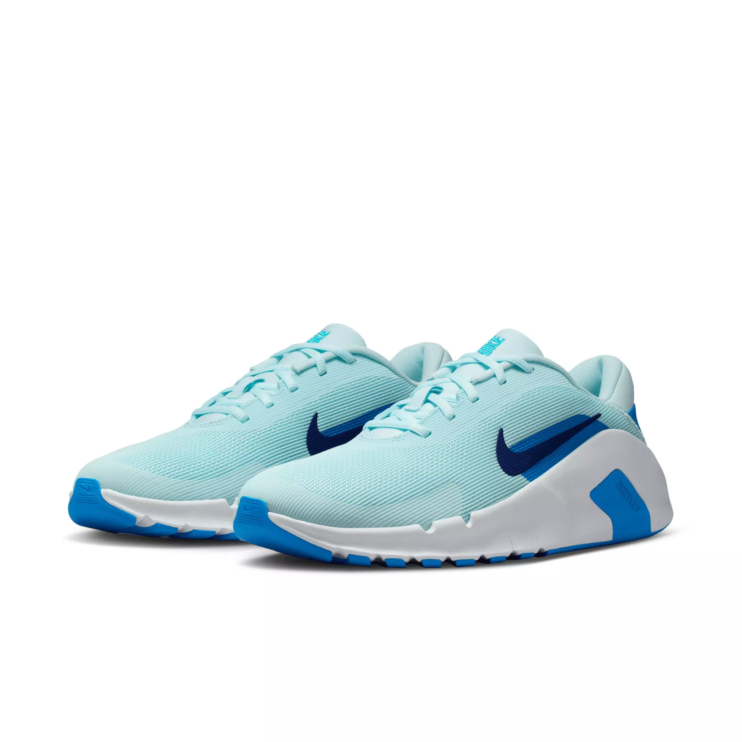 Nike Flex Train "Glacier Blue/Photo Blue/Off White/Deep Royal Blue" Men's Training Shoe - BLUE/BLUE/OFF WHITE/ROYAL