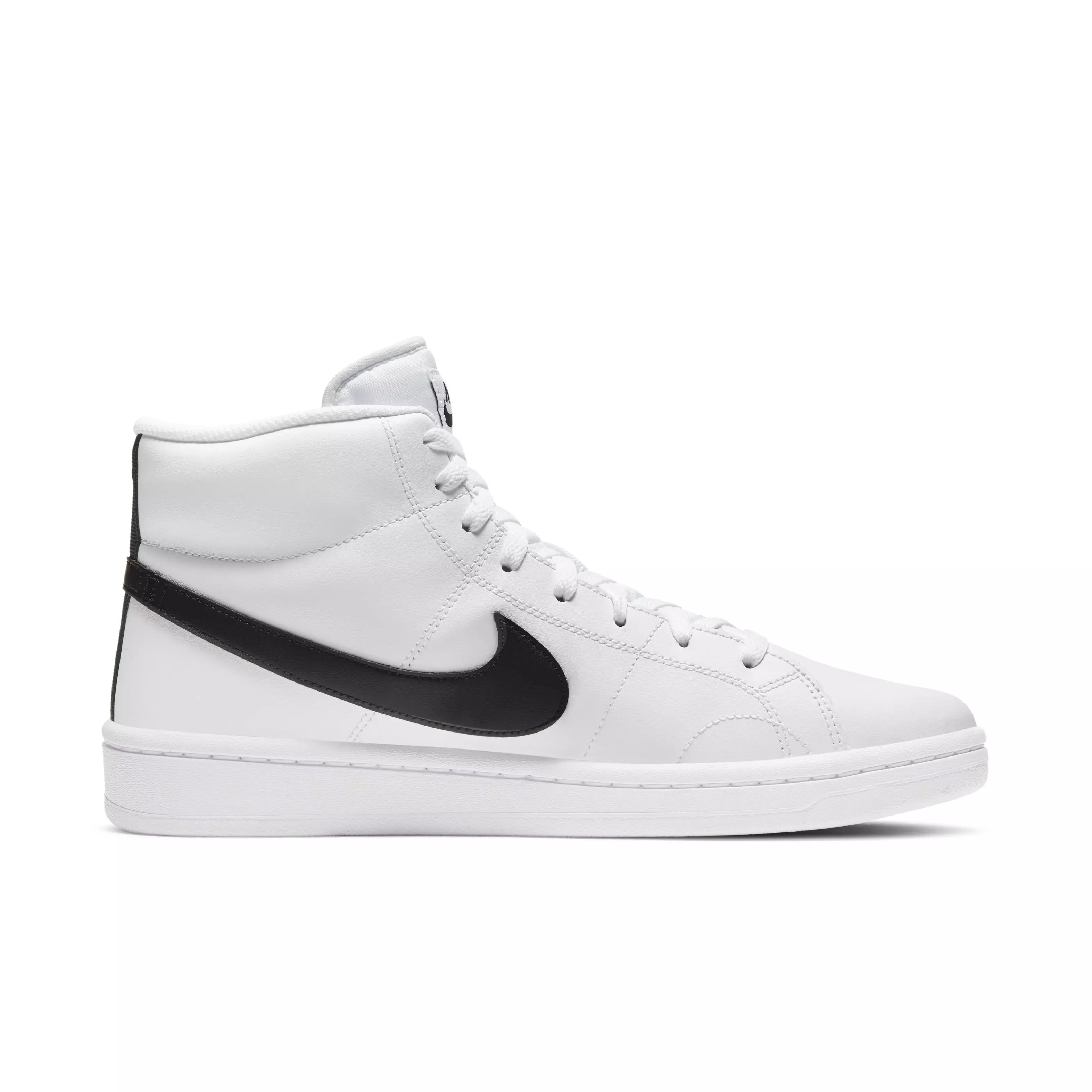 Nike Court Royale 2 Mid "White/Black/White Onyx" Men's Shoe - WHITE/BLACK/WHITE