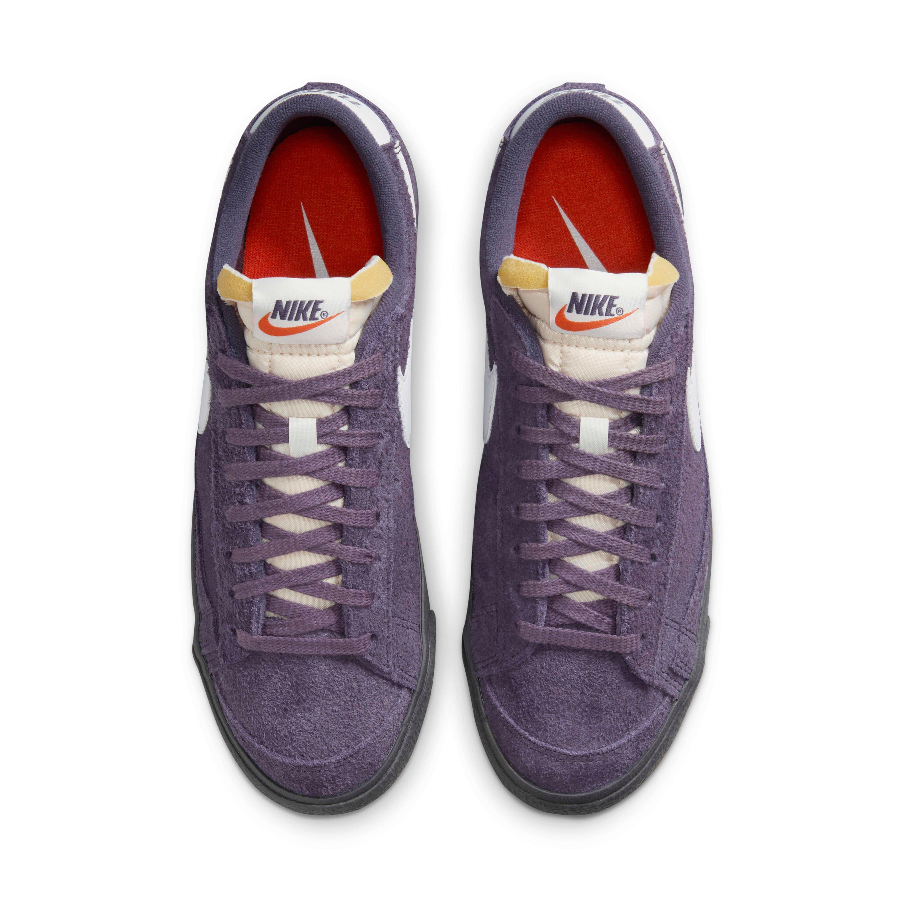 Nike Blazer Low '77 Vintage "Dark Raisin/Off Noir/Sail/White" Women's Shoe - DK RAISIN/OFF NOIR/SAIL/WHITE Thumbnail View 4