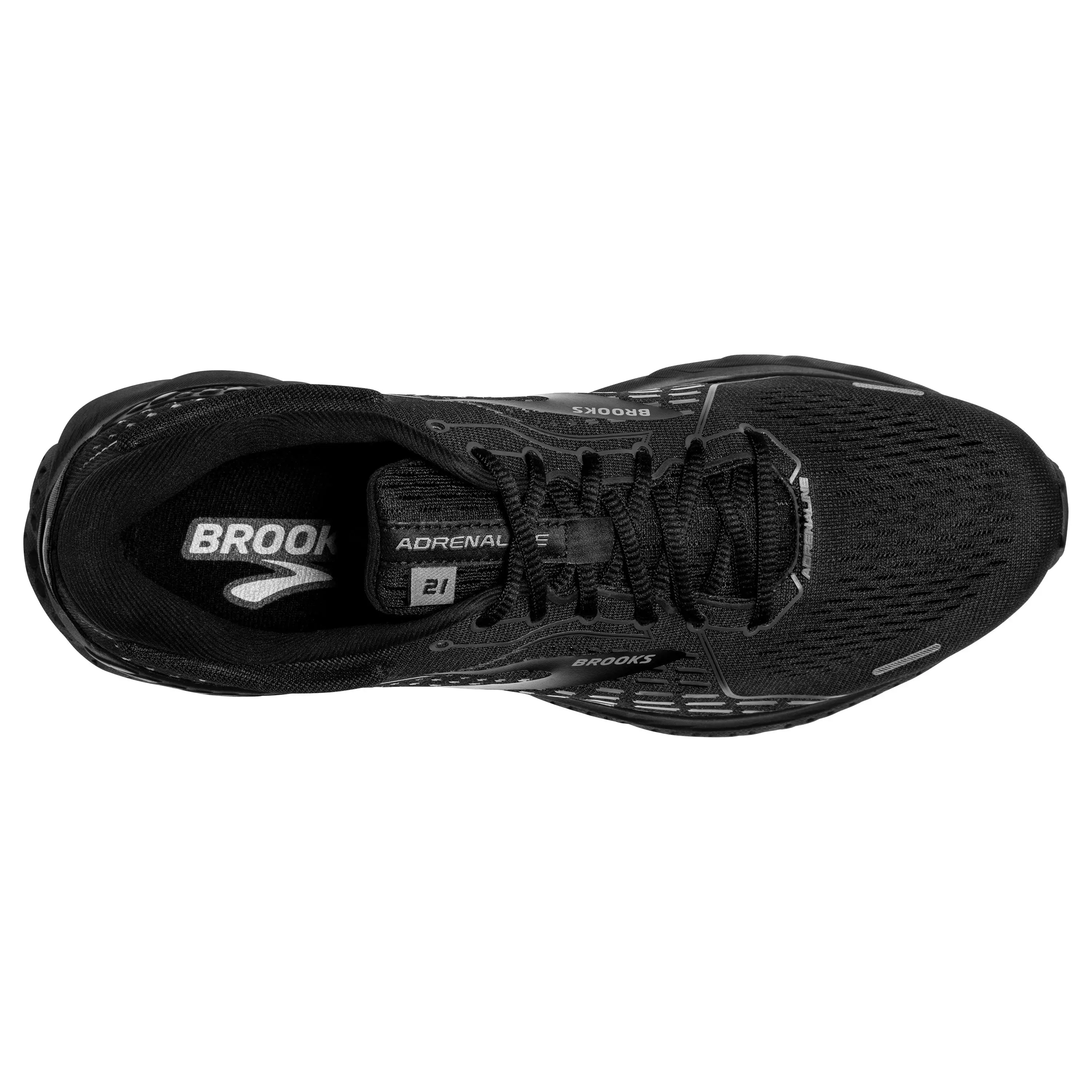 Brooks Adrenaline GTS 21 "Black/Black/Ebony" Men's Running Shoe - BLACK