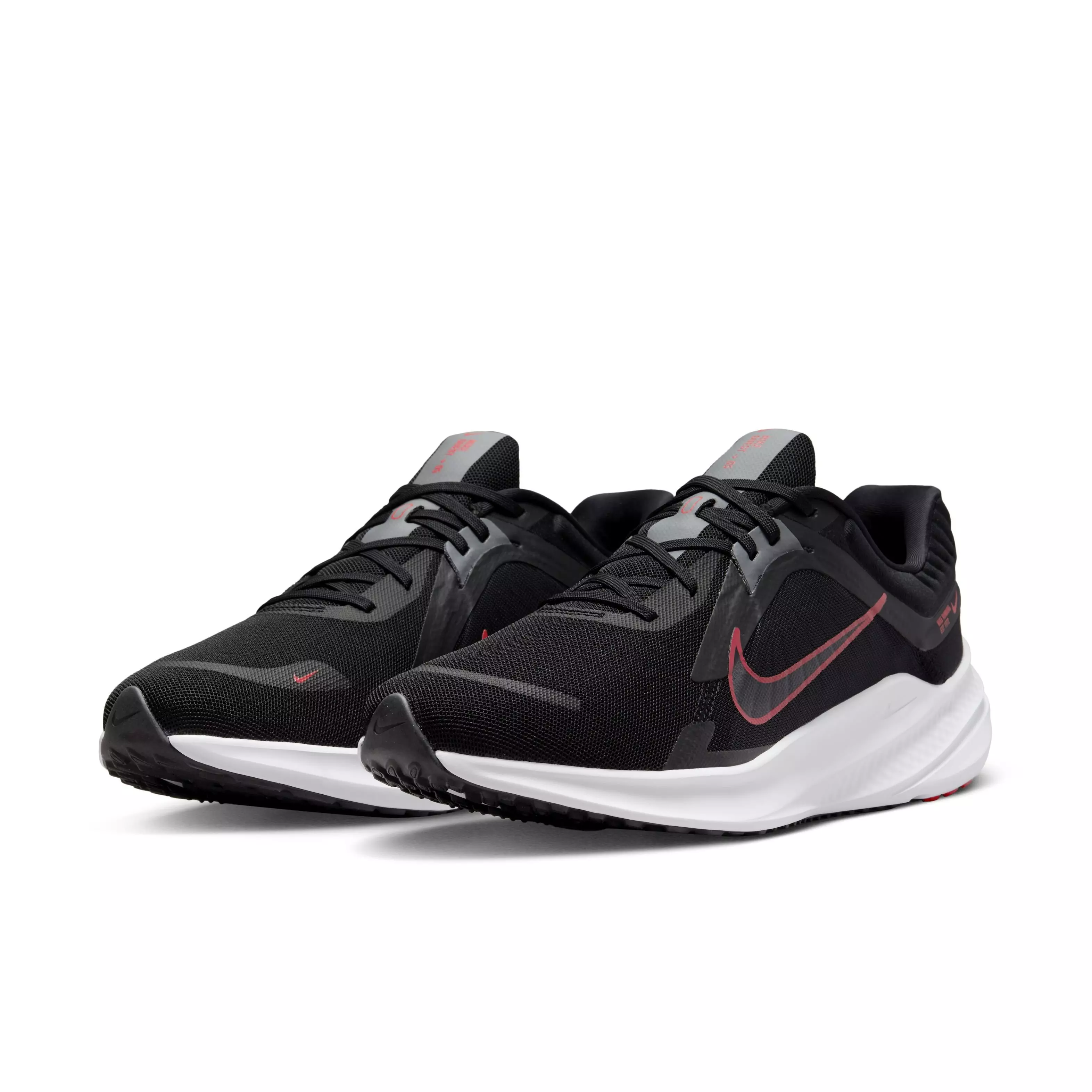 Nike Quest 5 "Black/University Red/Smoke Grey" Men's Running Shoe - BLACK