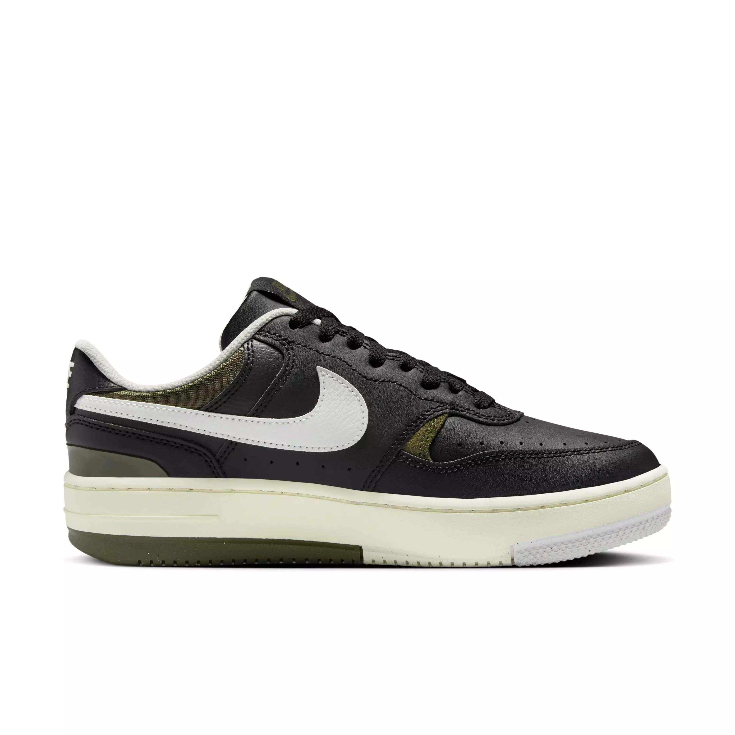 Nike Gamma Force "Black/Cargo Khaki/Coconut Milk/Phantom" Women's Shoe - BLACK/KHAKI/MILK/PHANTOM