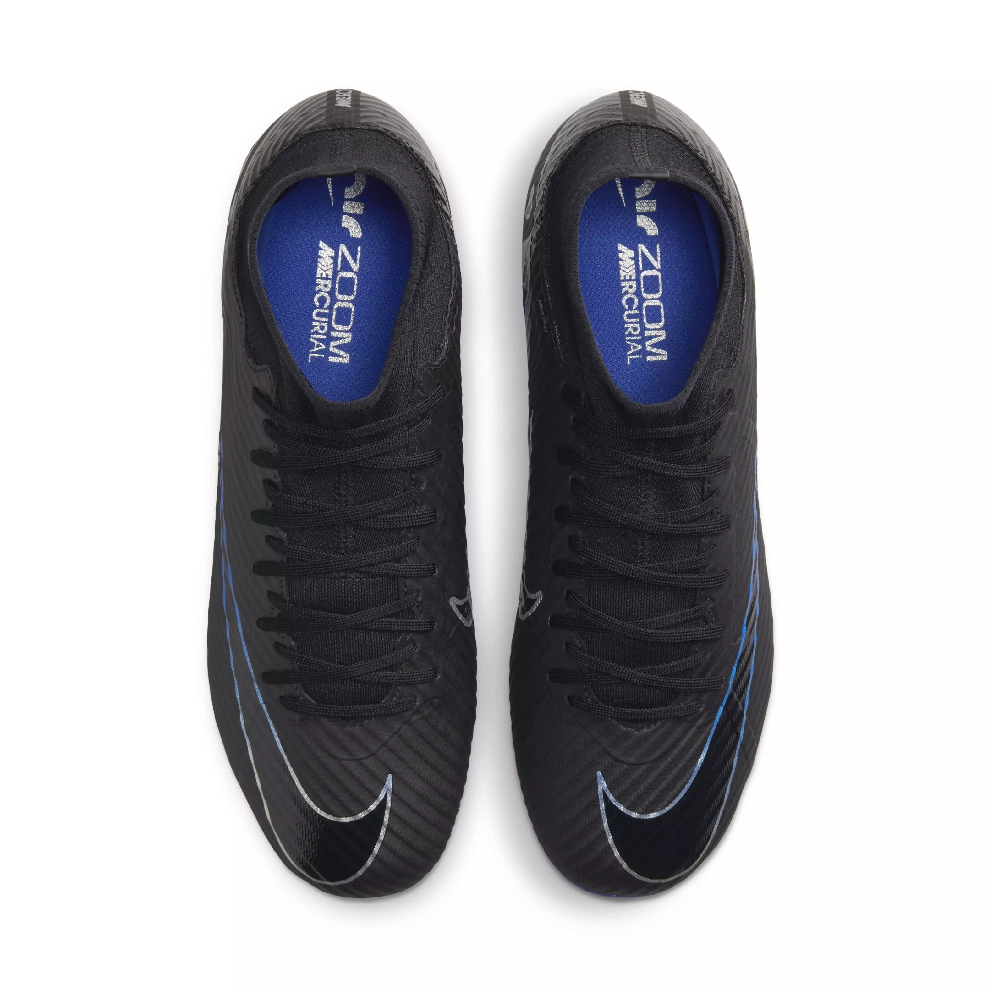Nike Mercurial Superfly 9 Academy Multi "Black/Hyper Royal/Chrome" Men's Soccer Cleat - BLACK/ROYAL/CHROME